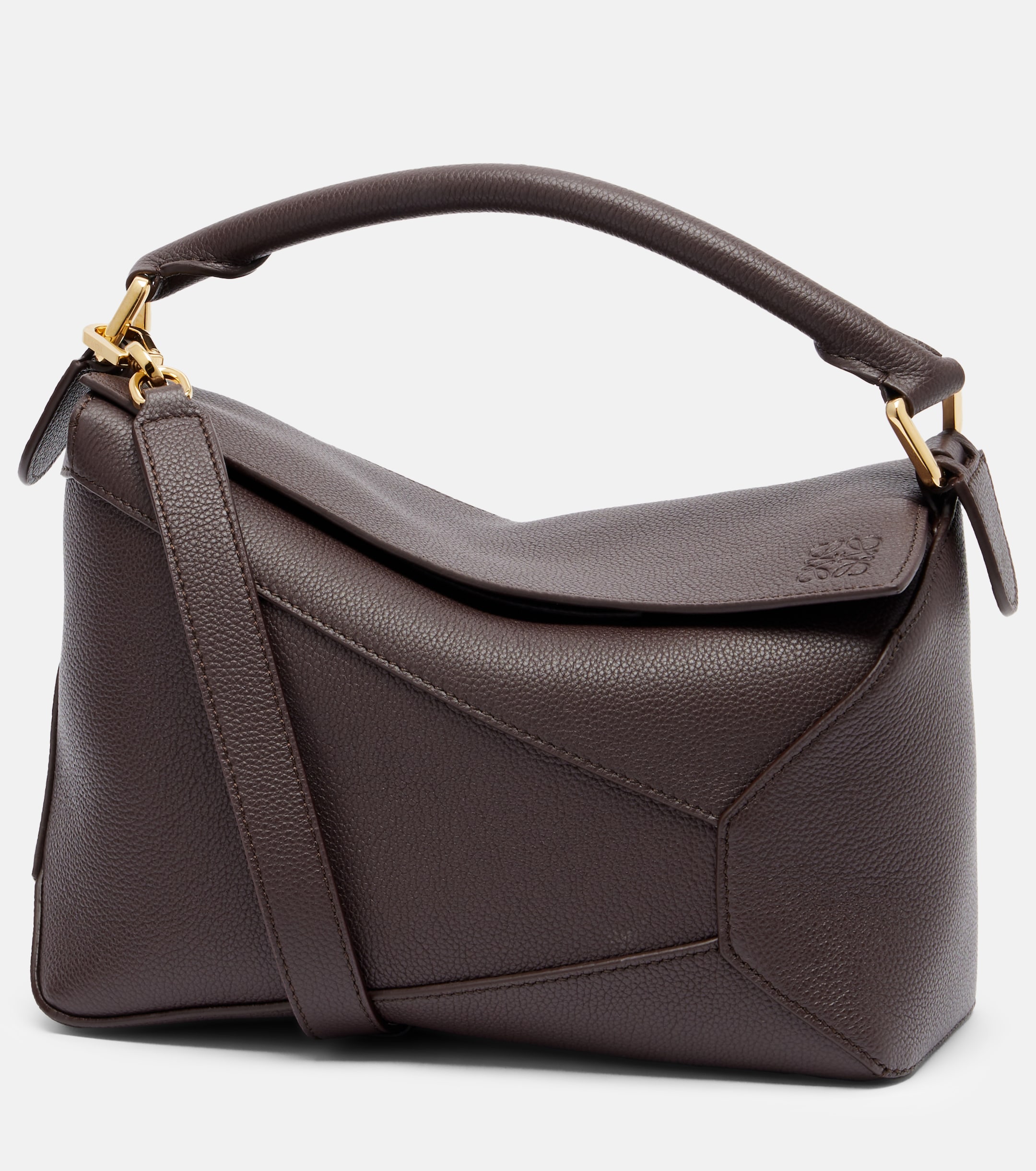 Loewe Puzzle Edge Small leather top-handle bag