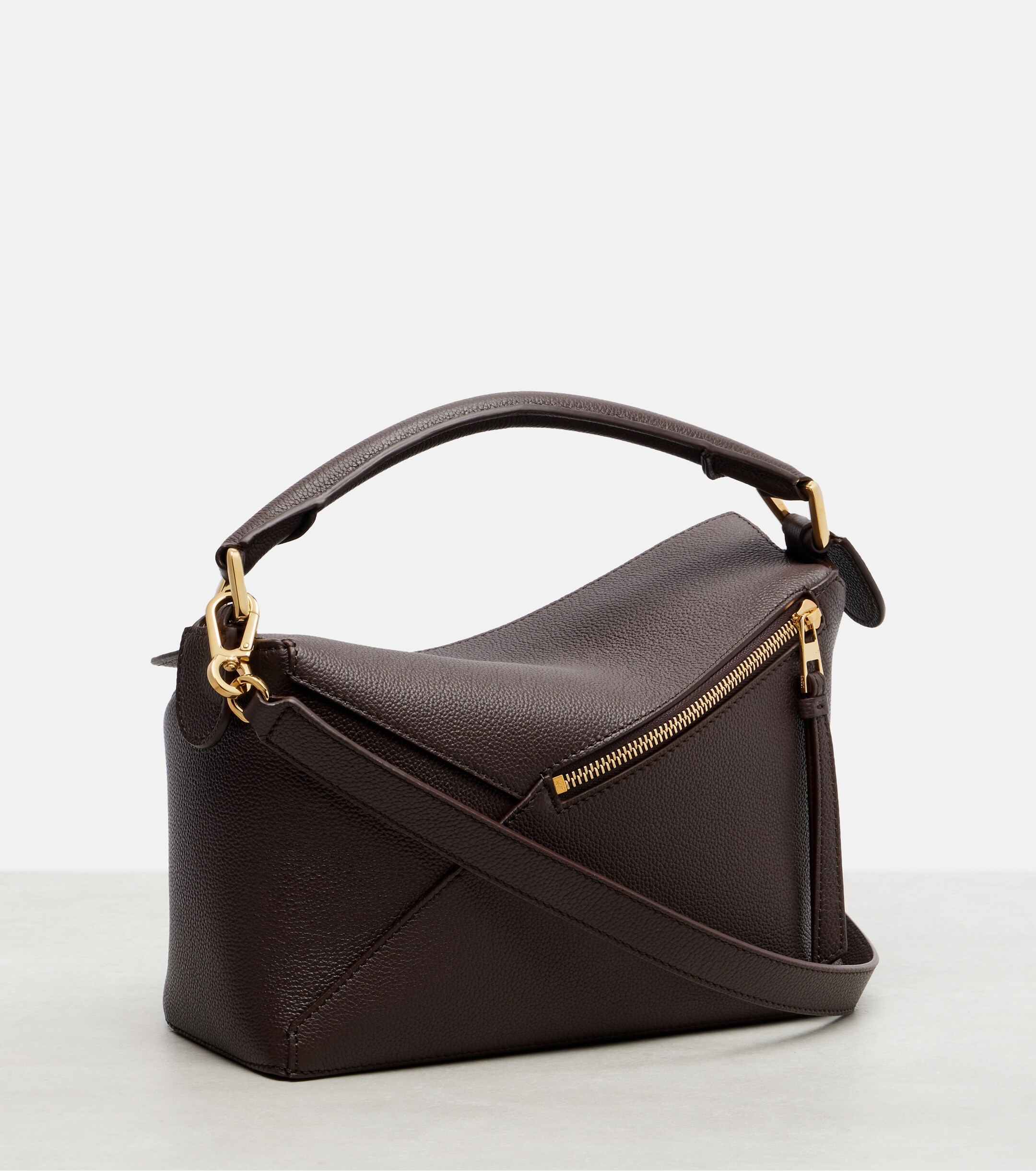 Loewe Puzzle Edge Small leather top-handle bag