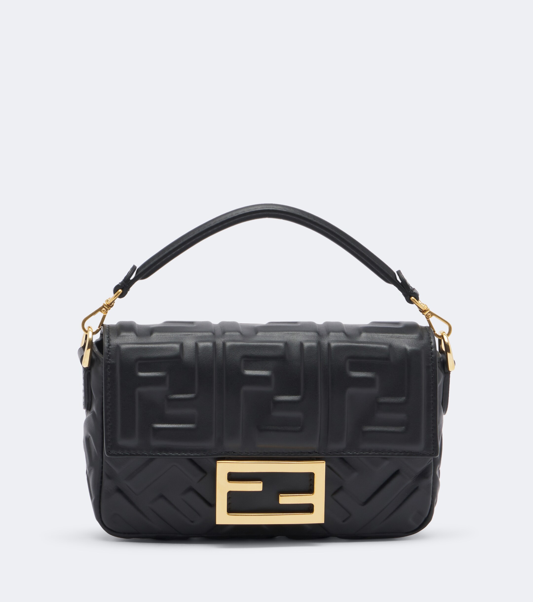 Fendi Fendi Baguette Mini leather top-handle bag