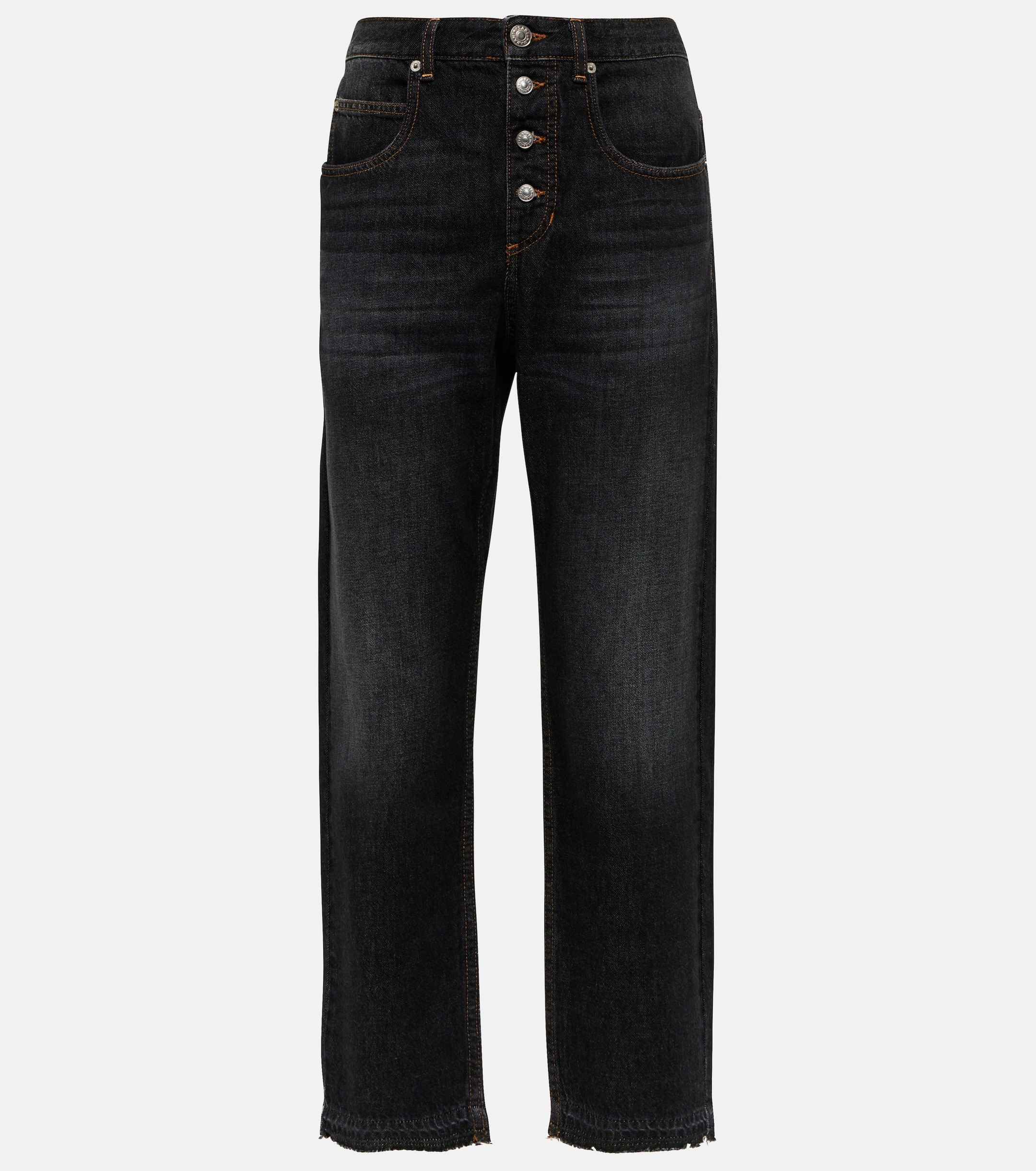 Marant Étoile Belden high-rise straight jeans