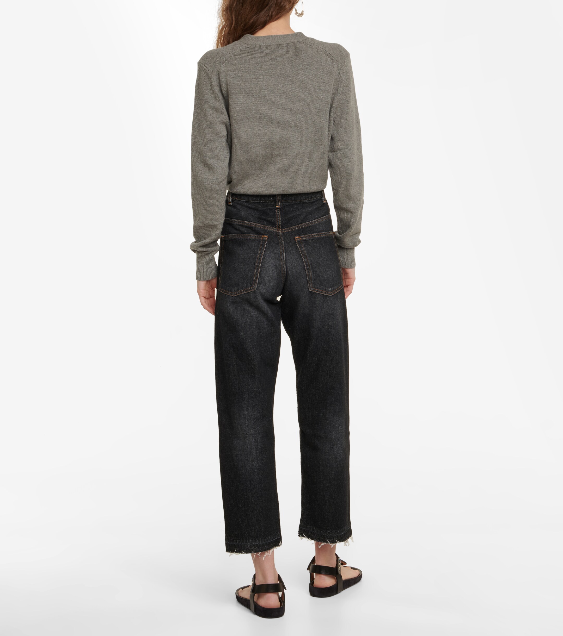 Marant Étoile Belden high-rise straight jeans