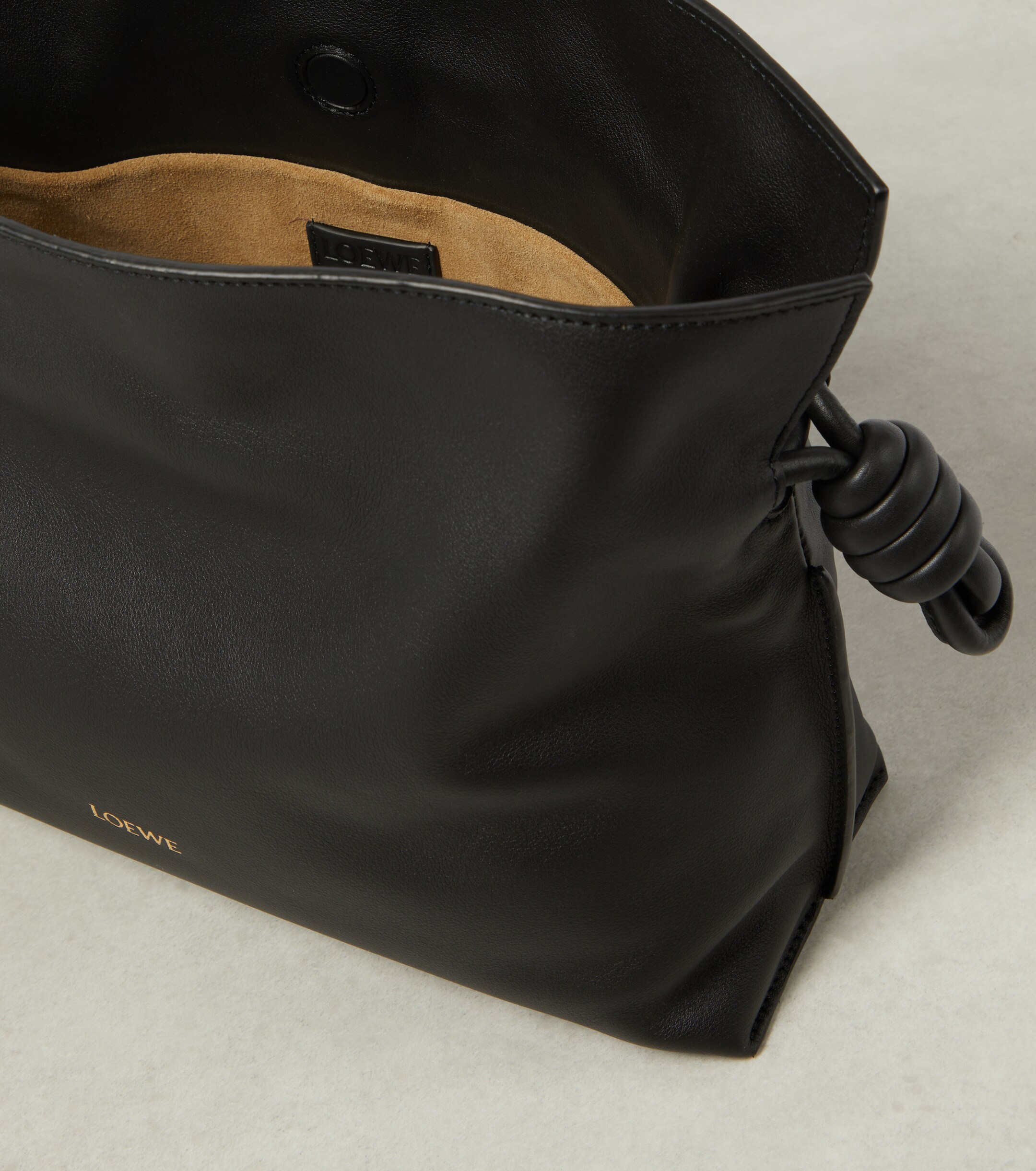Loewe Flamenco leather clutch