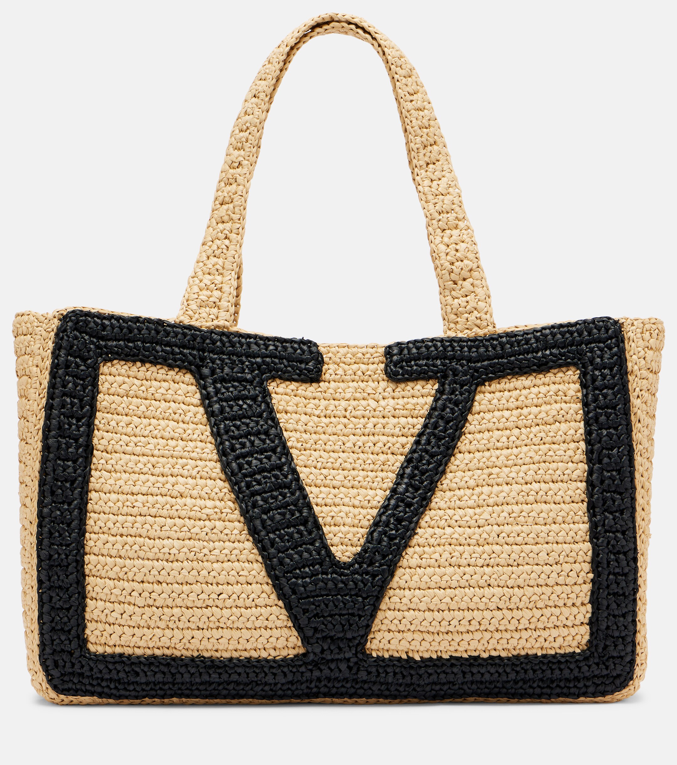 Valentino Garavani Viva Superstar Large crochet tote bag