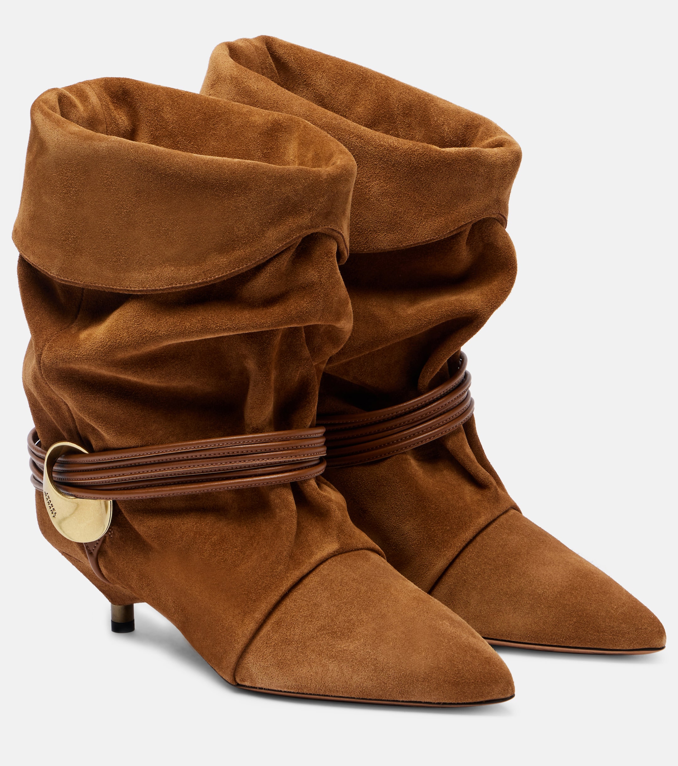 Isabel Marant - Edrika suede ankle boots | Plush