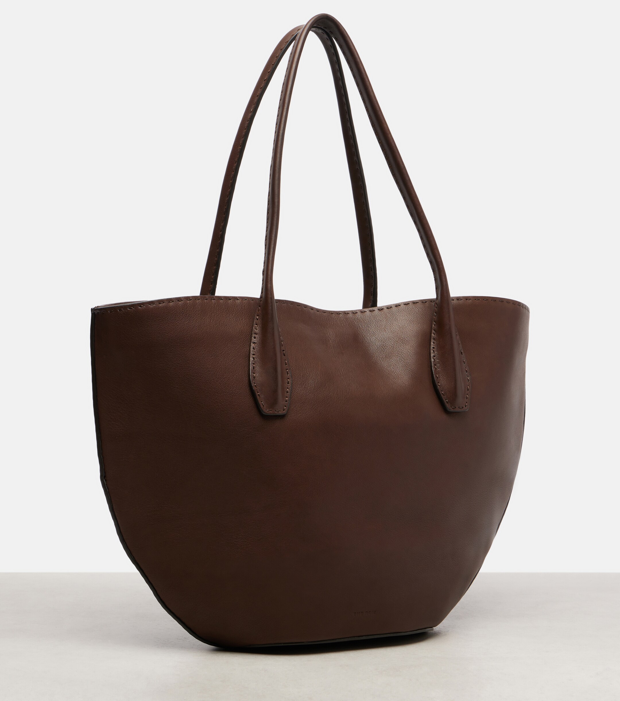 The Row Alger leather tote bag