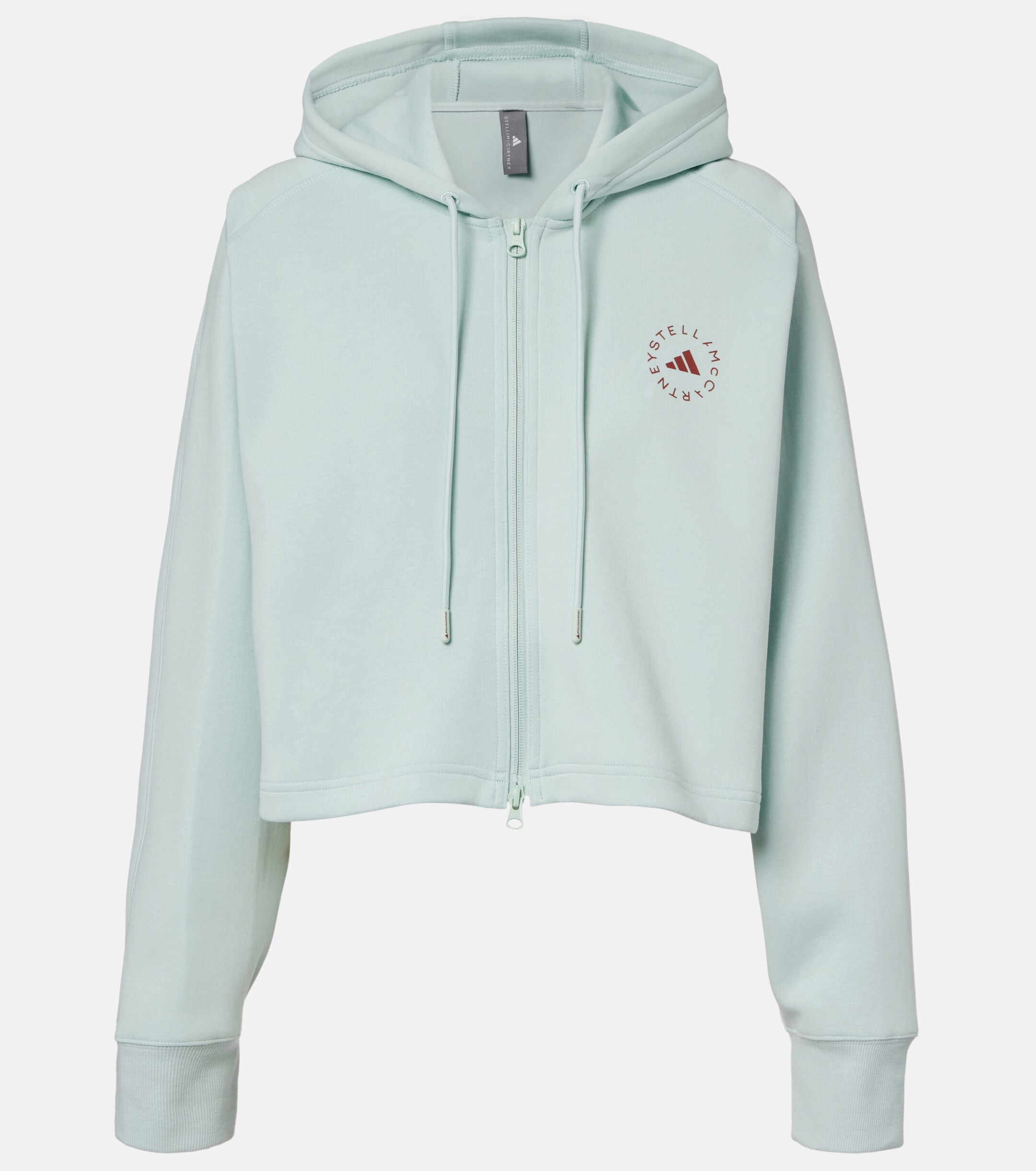 adidas by Stella McCartney Adidas by Stella McCartney aSMC Cro cotton-blend jersey hoodie