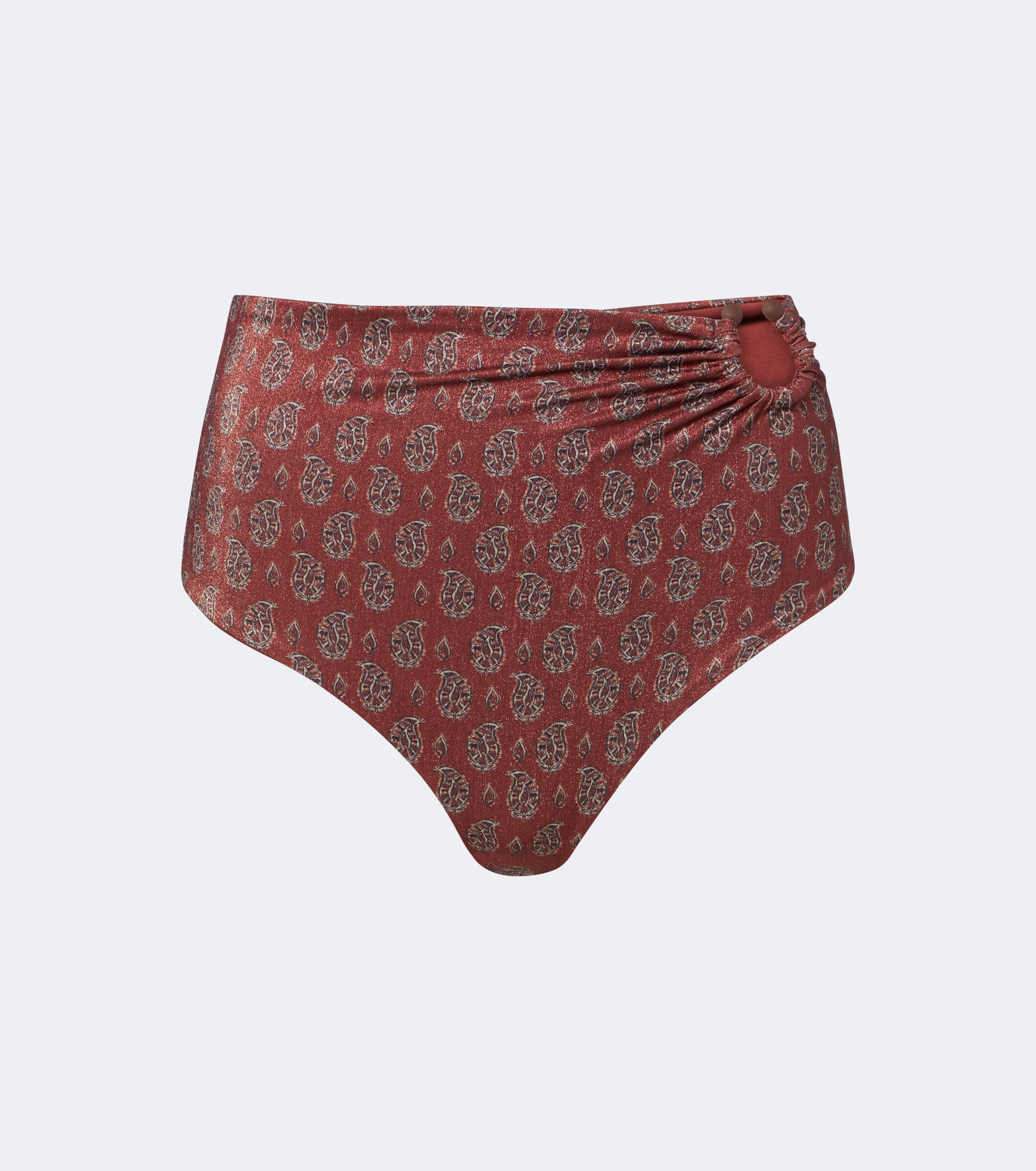 Johanna Ortiz Johanna Ortiz Gathered printed bikini bottom