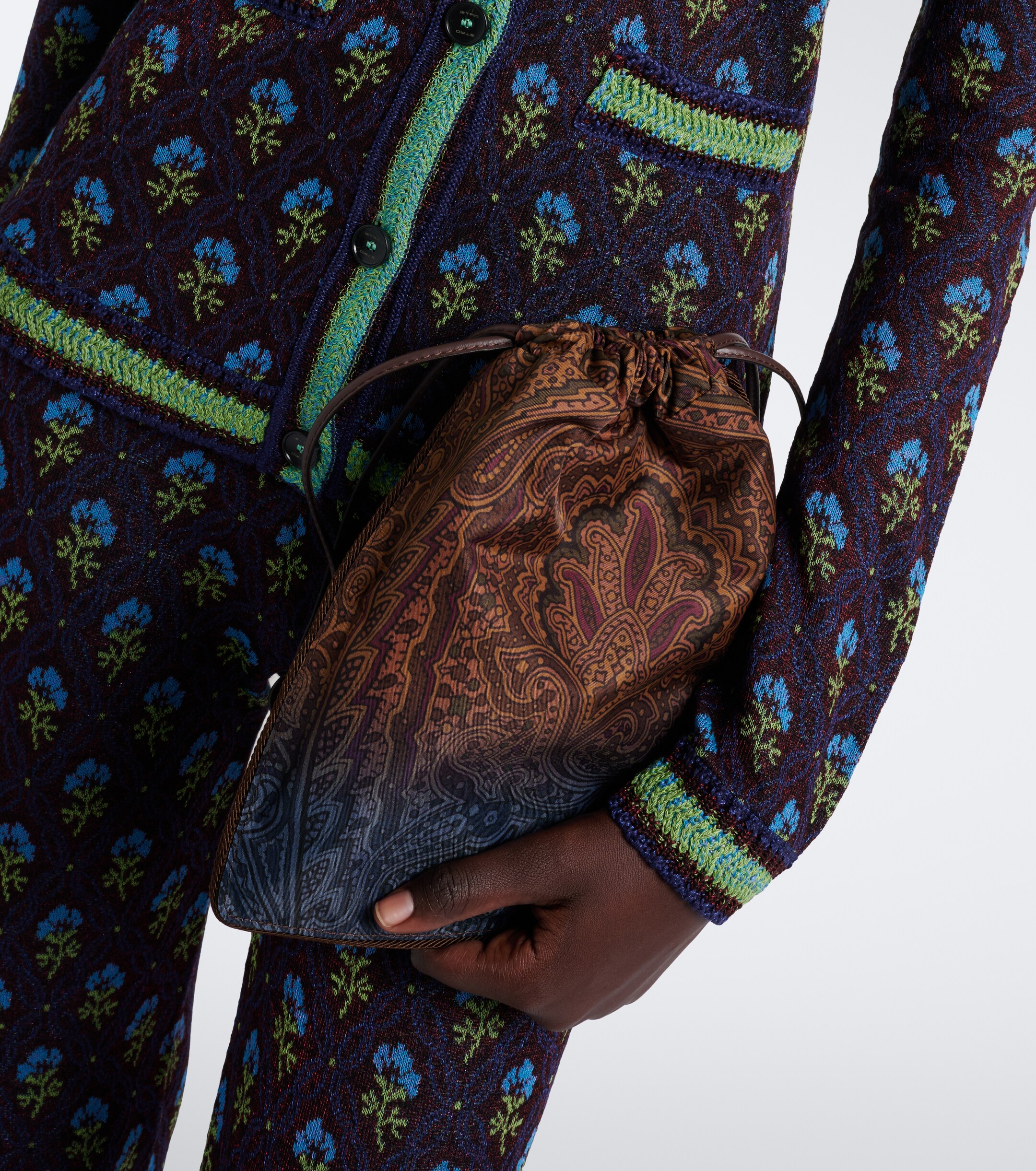 Etro Small paisley clutch