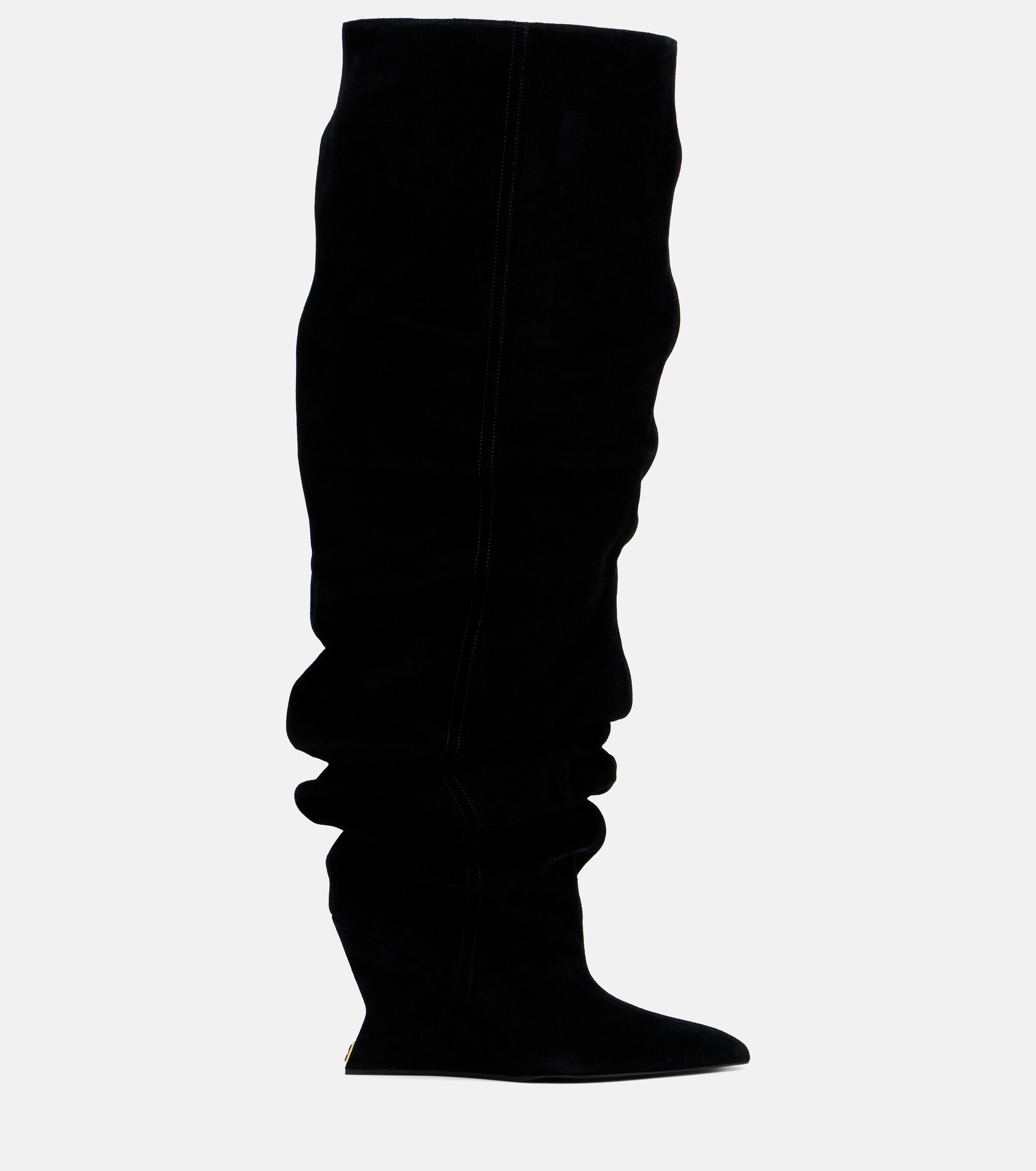 Balmain Balmain Suede over-the-knee boots