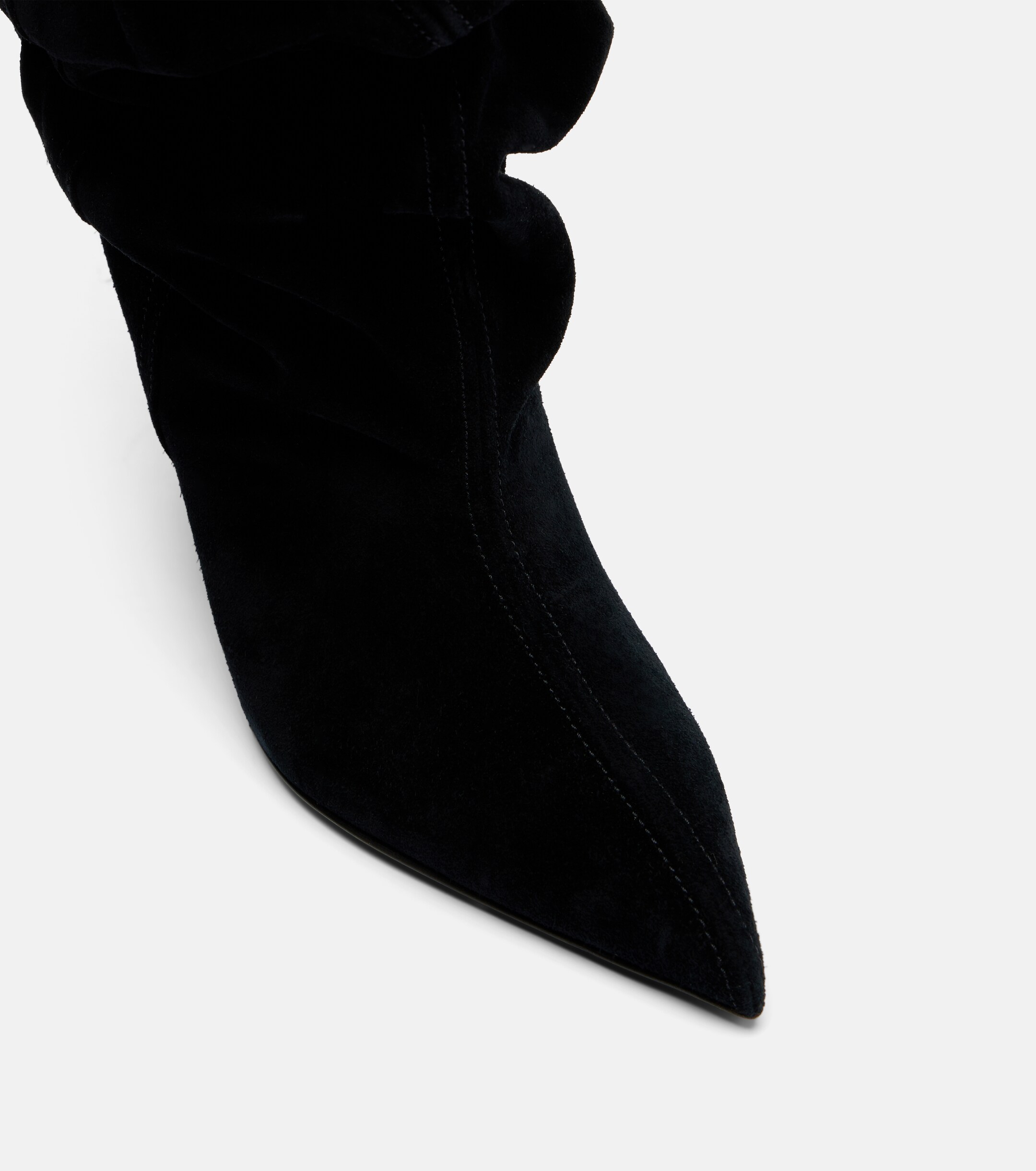Balmain Balmain Suede over-the-knee boots