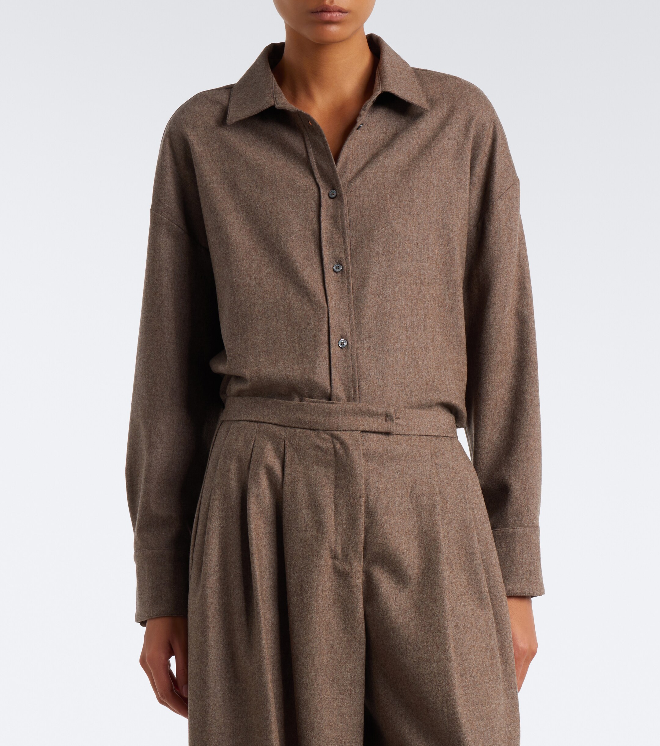 S Max Mara 'S Max Mara Wool flannel shirt