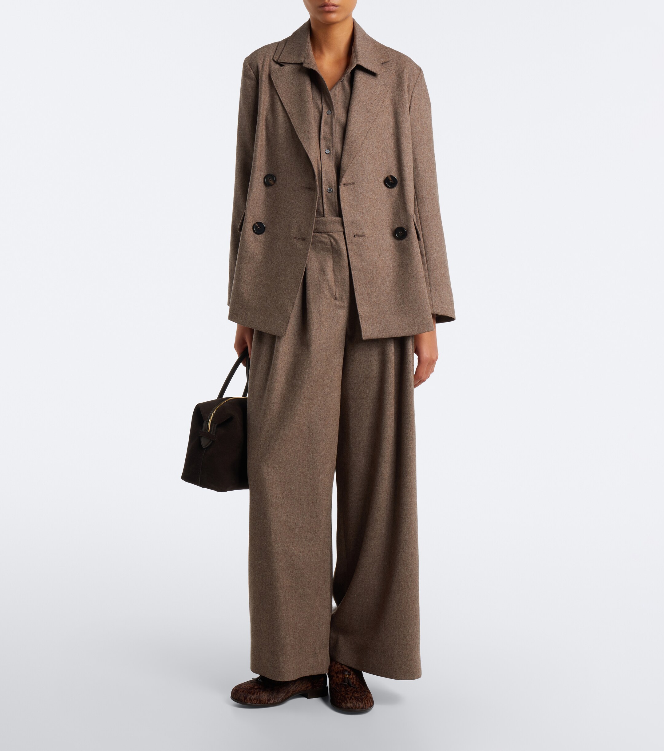 S Max Mara 'S Max Mara Wool flannel shirt