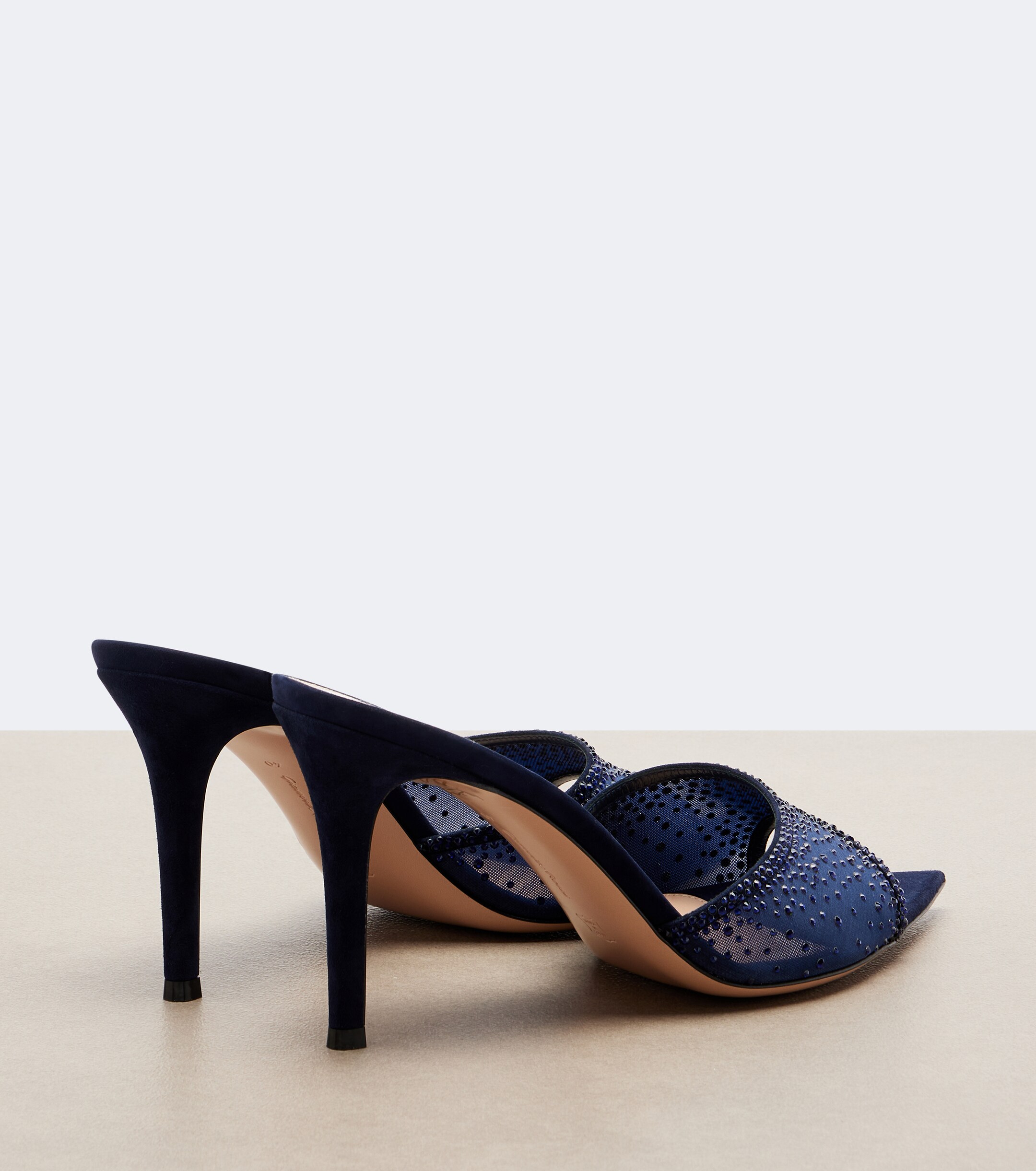 GIANVITO ROSSI Gianvito Rossi Rania embellished mesh mules