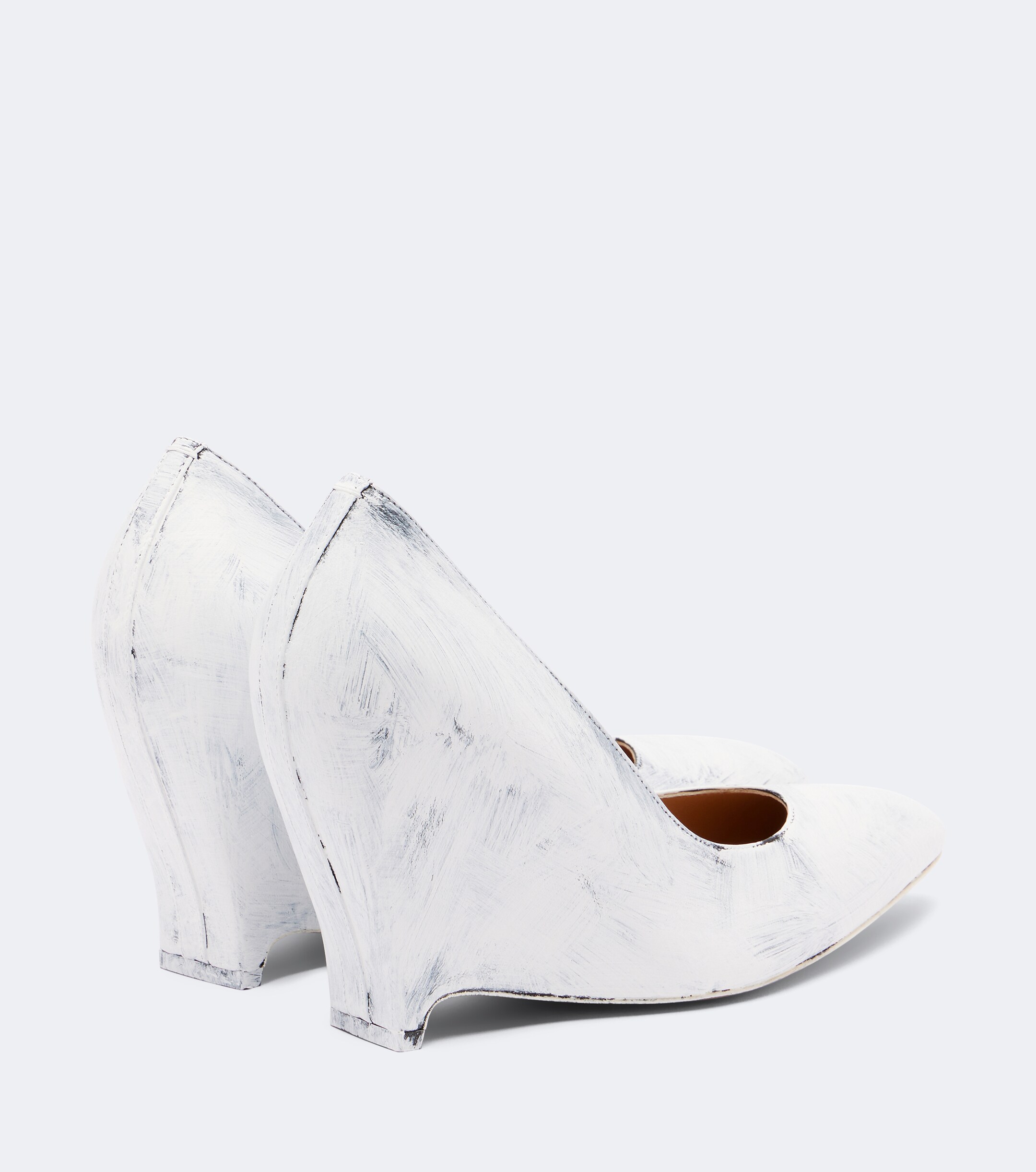 Maison Margiela Maison Margiela Heel-Less leather wedge pumps