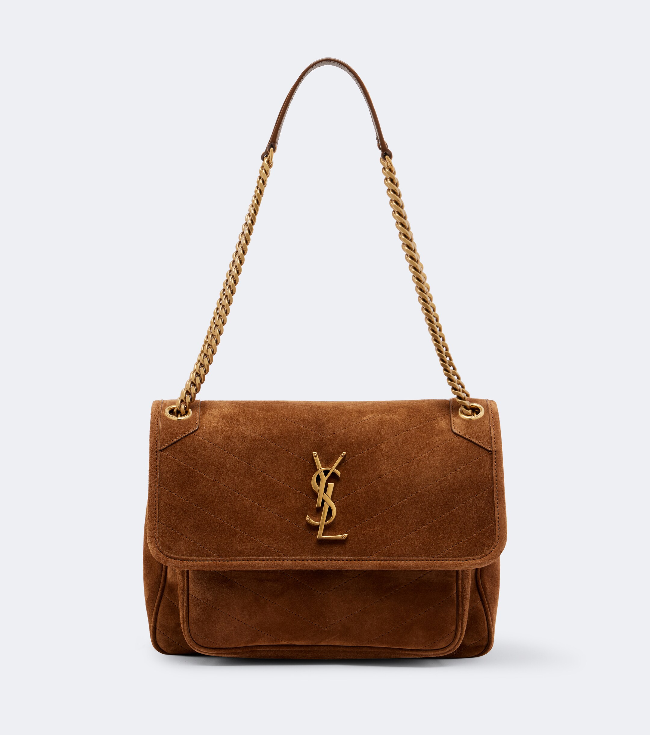 Saint Laurent Niki Medium suede shoulder bag