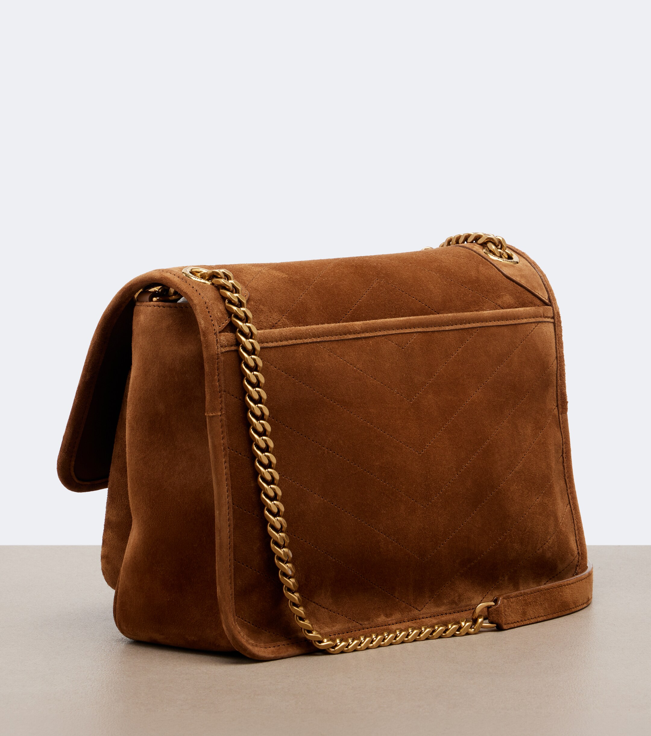 Saint Laurent Niki Medium suede shoulder bag