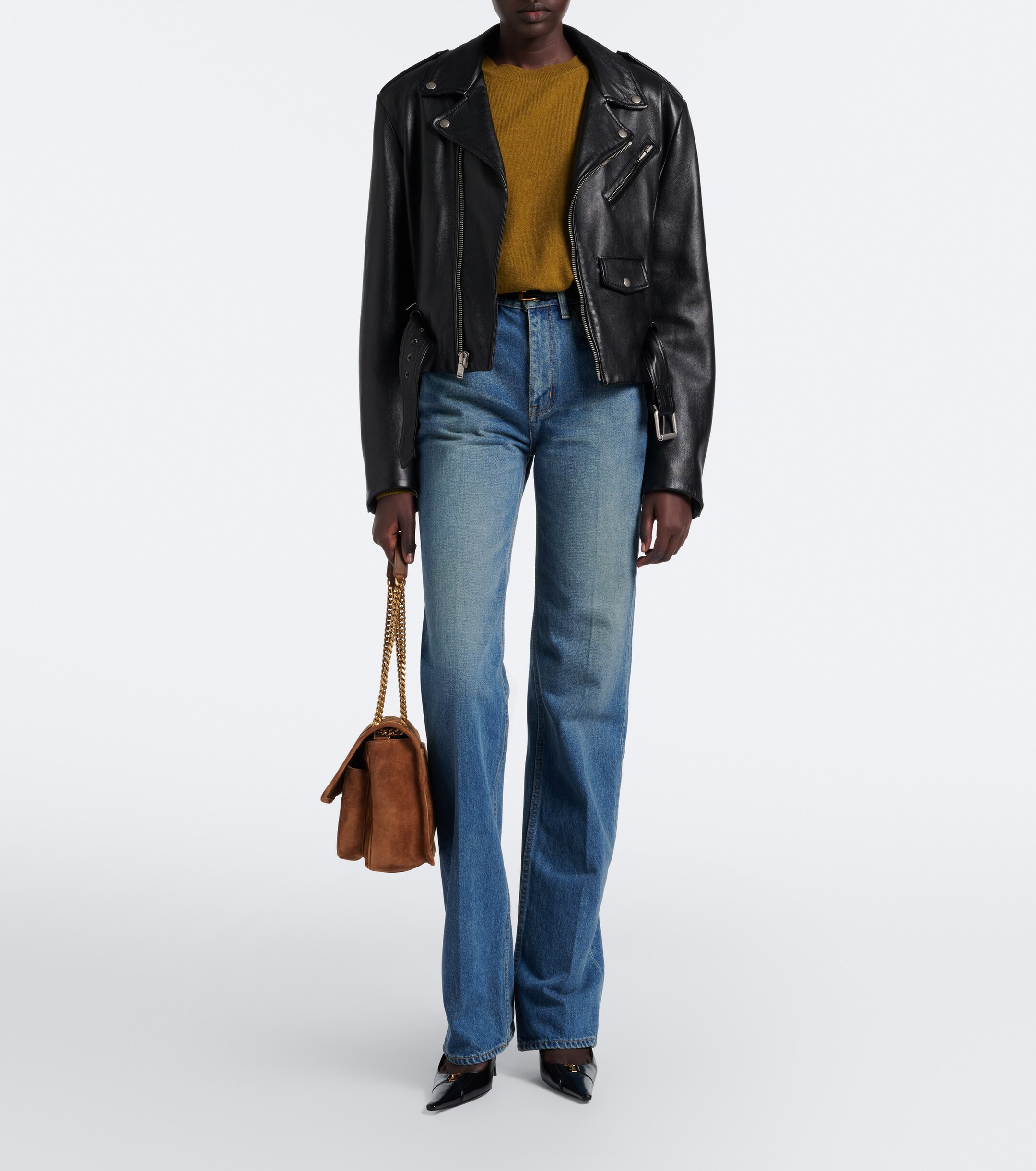 Saint Laurent Niki Medium suede shoulder bag