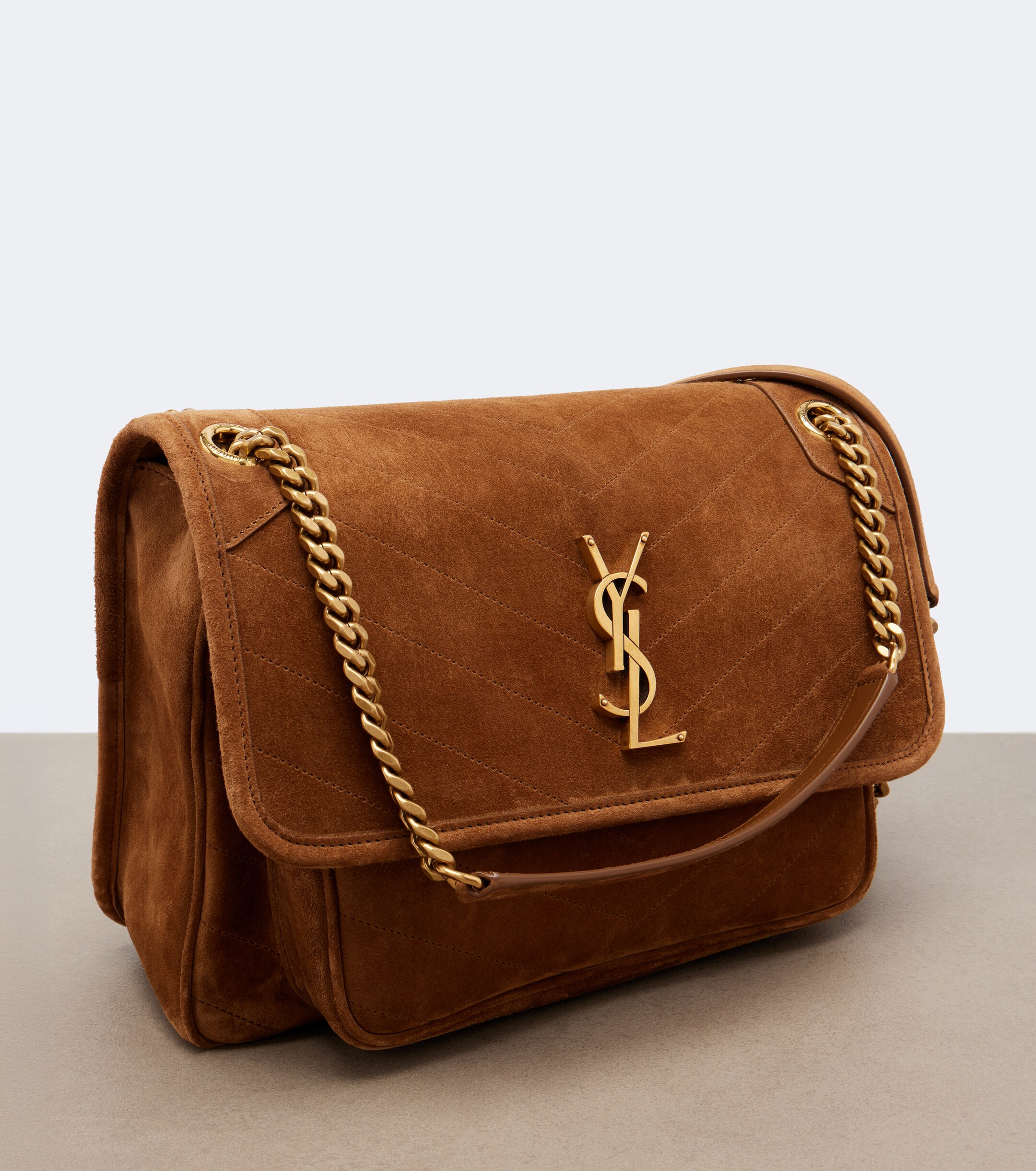 Saint Laurent Niki Medium suede shoulder bag