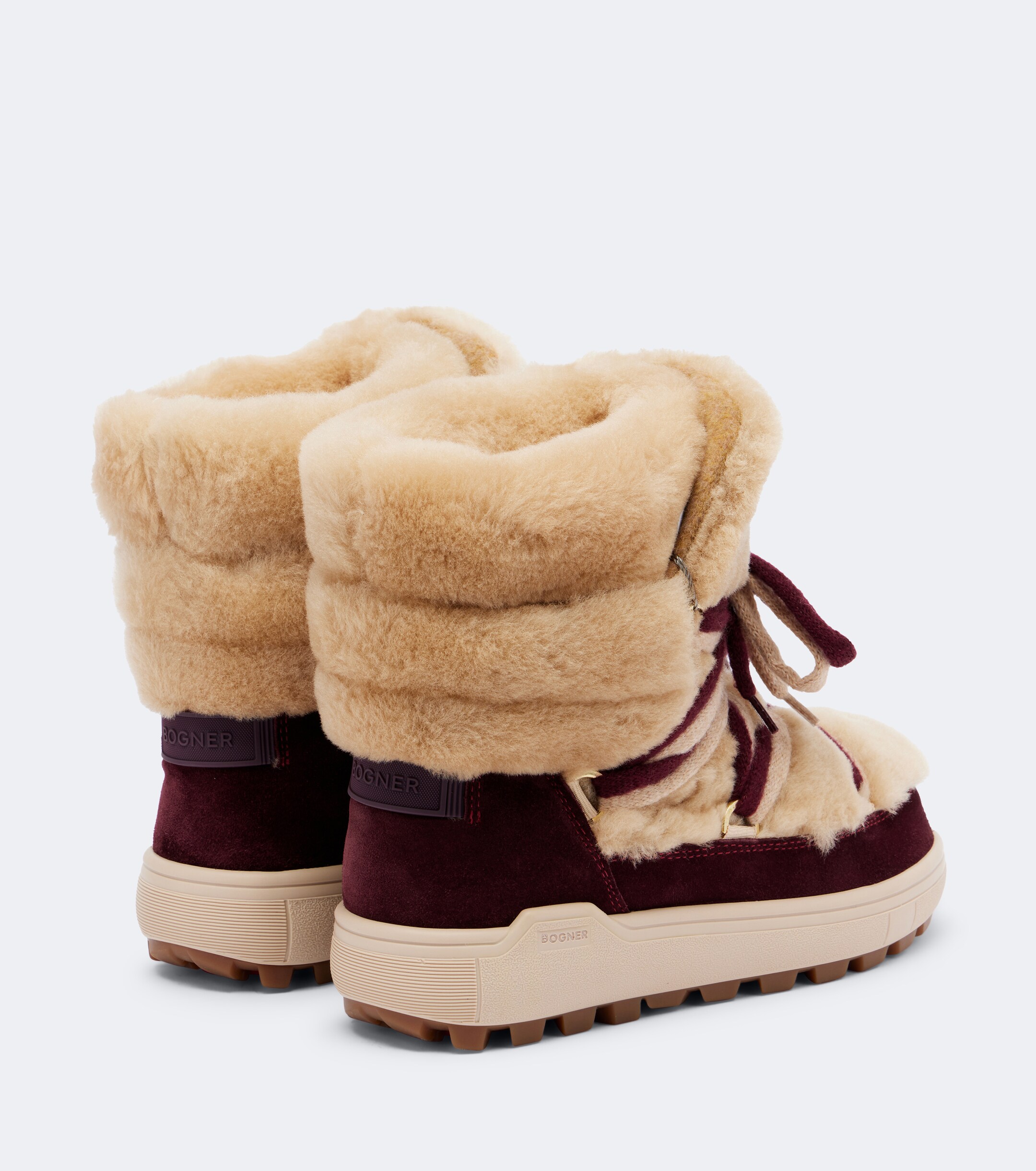 BOGNER Bogner Chamonix shearling and suede snow boots