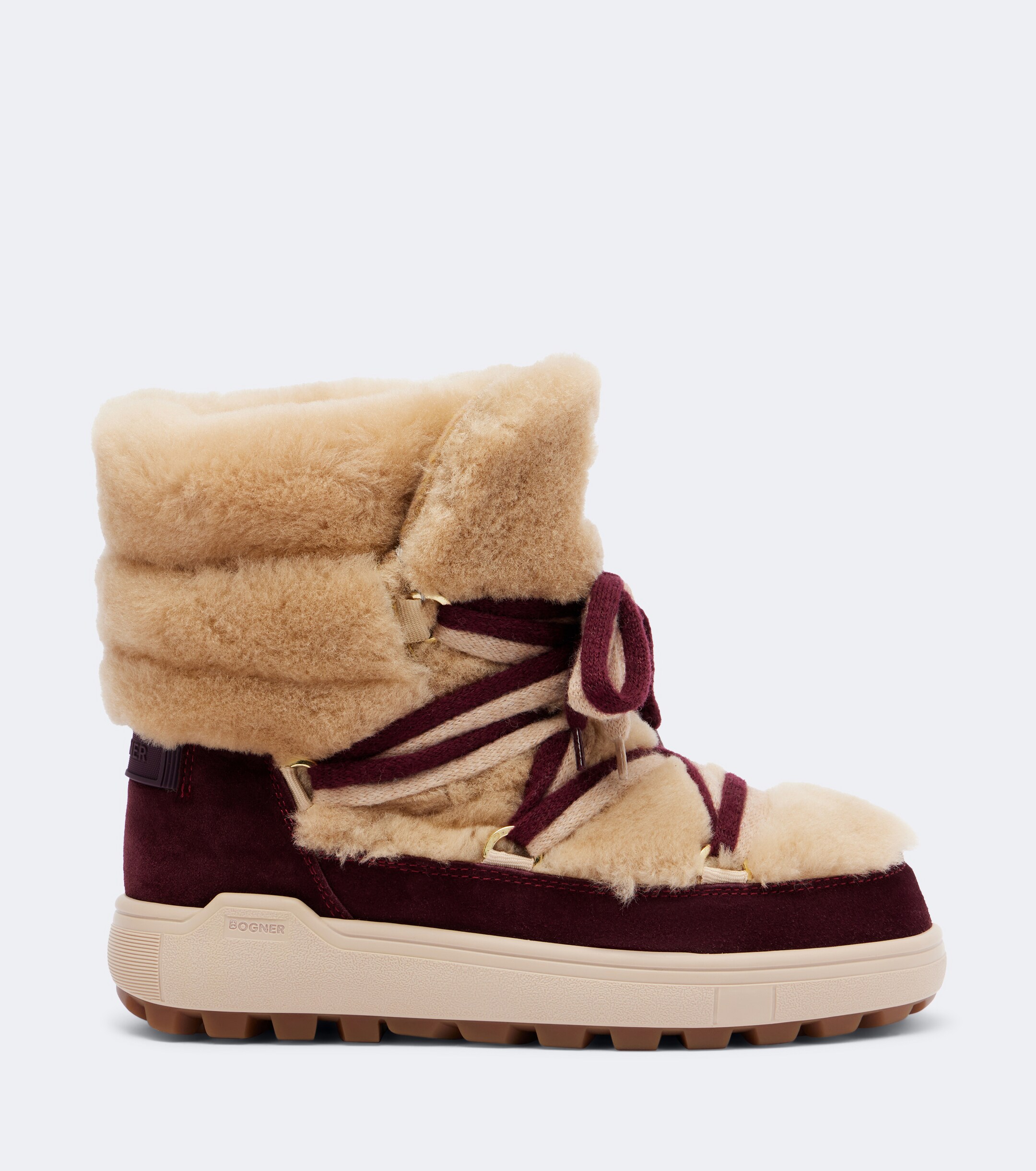 BOGNER Bogner Chamonix shearling and suede snow boots
