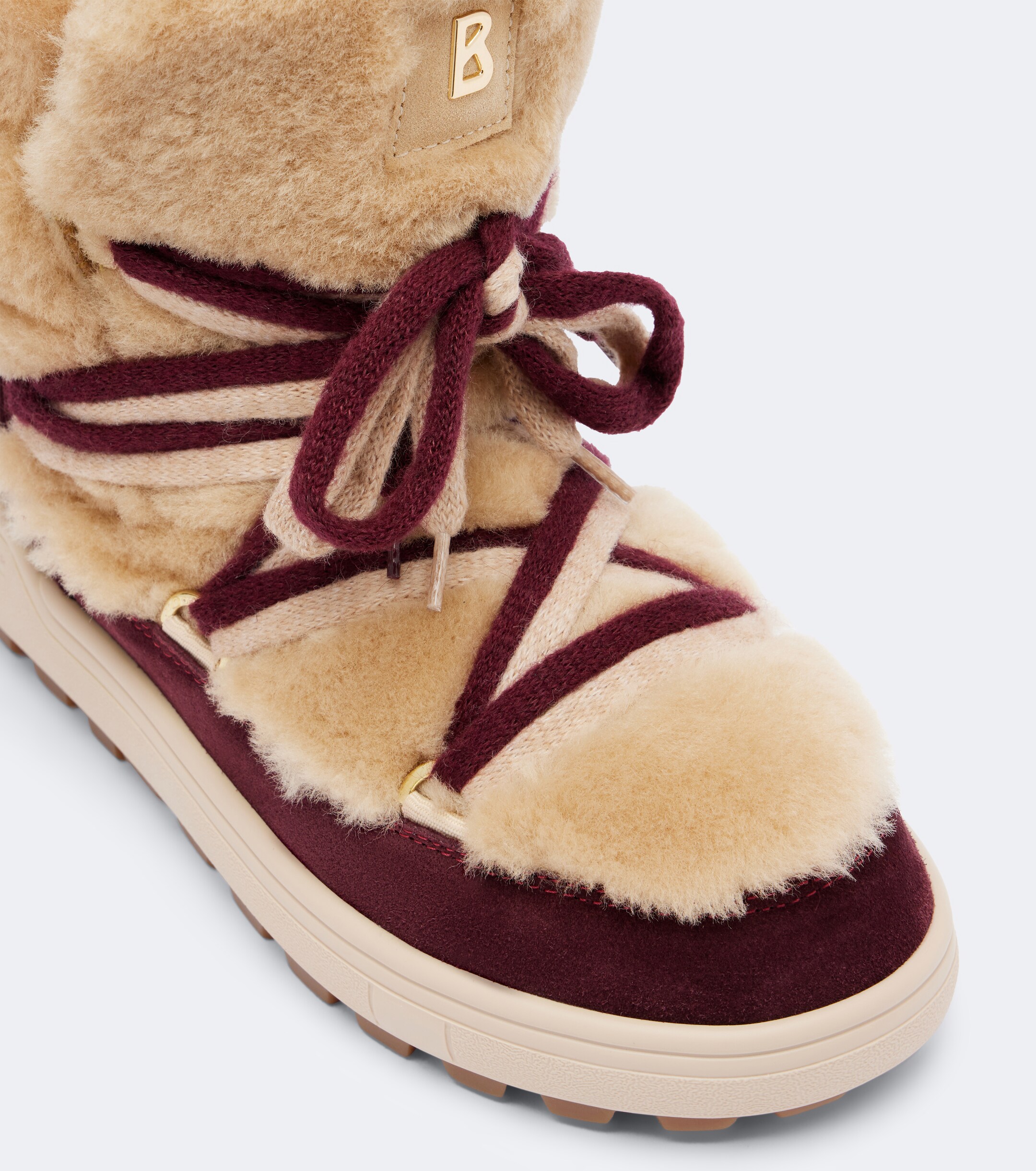 BOGNER Bogner Chamonix shearling and suede snow boots