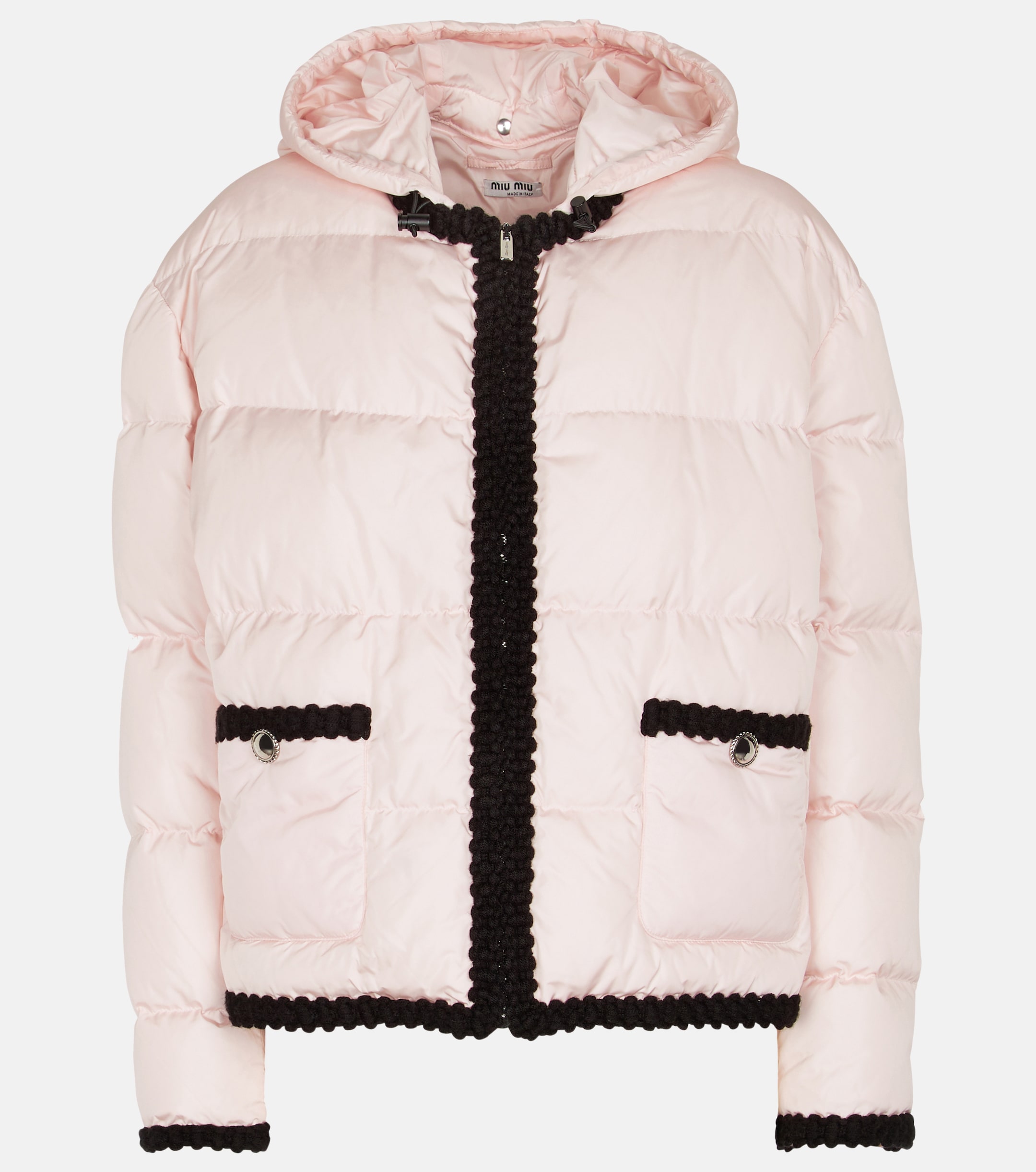 Miu Miu - Down-filed nylon jacket | Plush