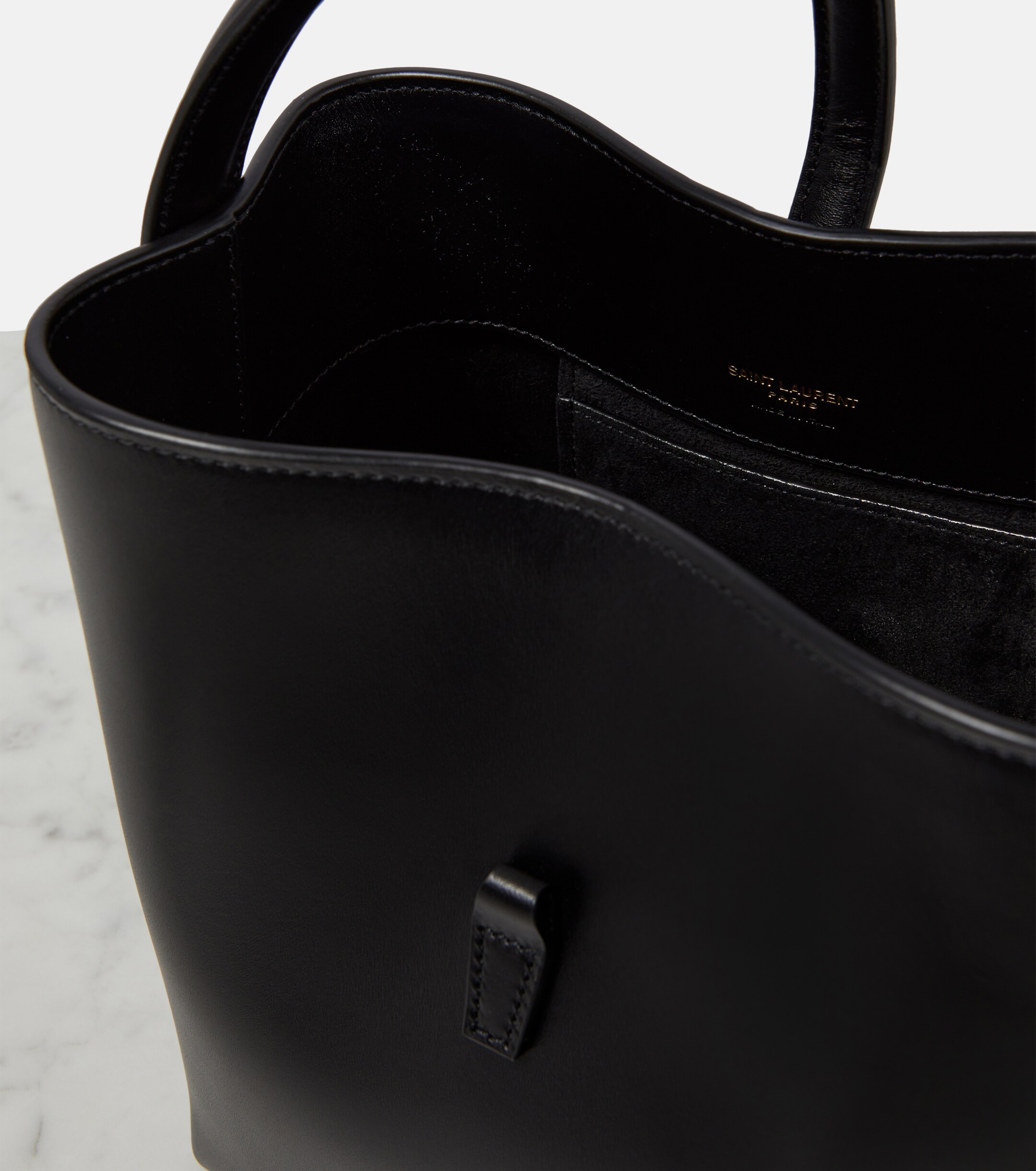 Saint Laurent Le 37 Small leather bucket bag