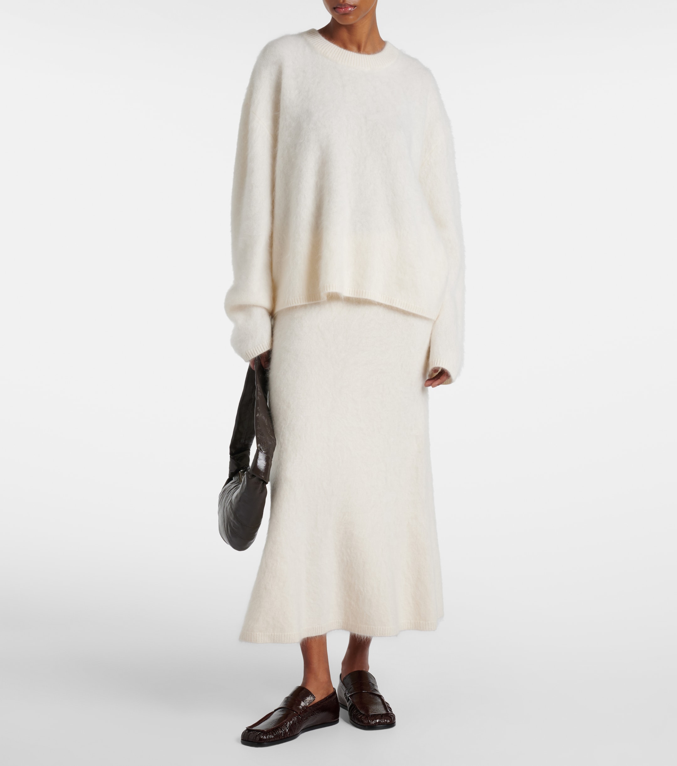 LISA YANG - Natalia brushed cashmere sweater | Plush