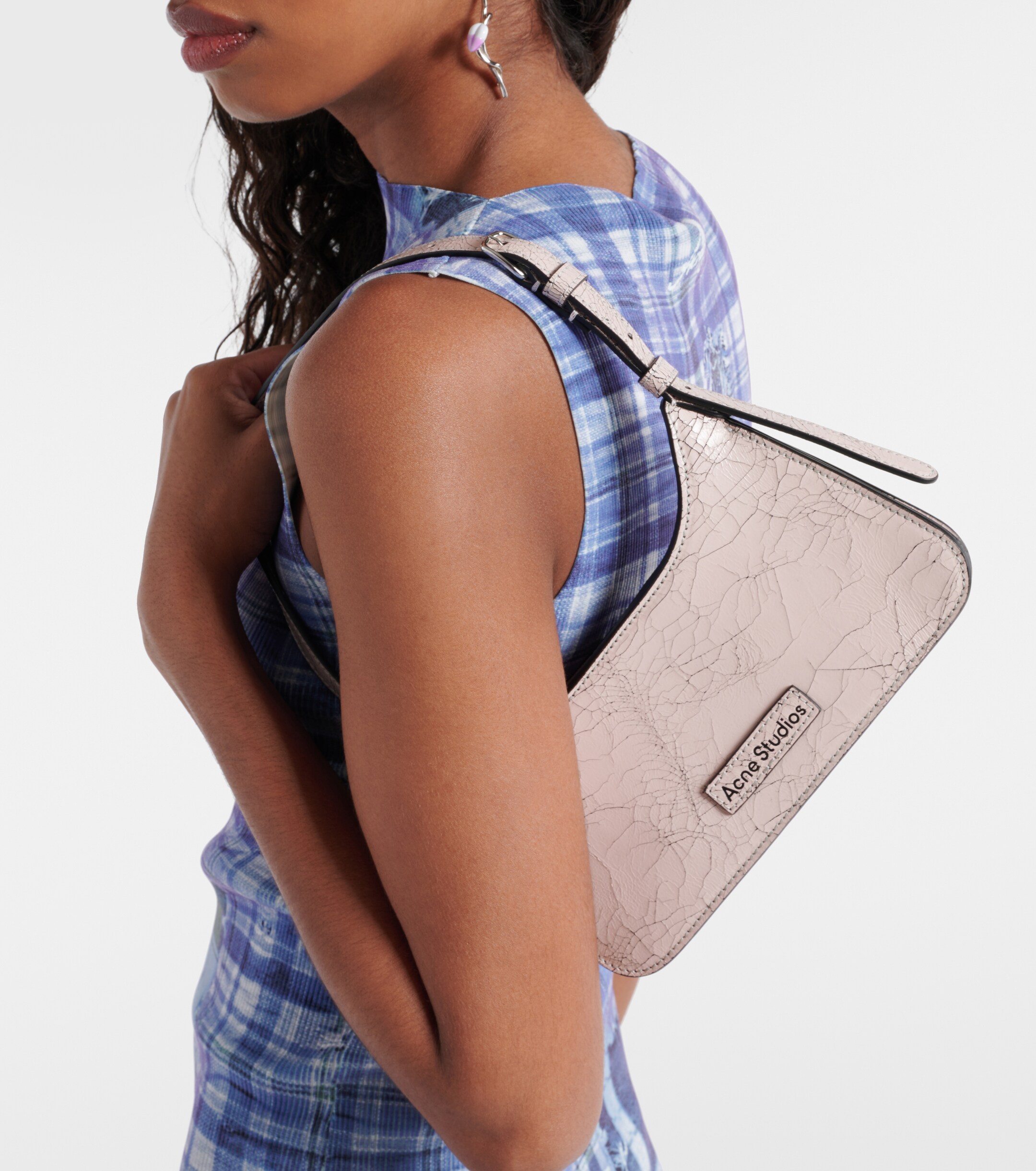 Acne Studios Platt Micro leather shoulder bag