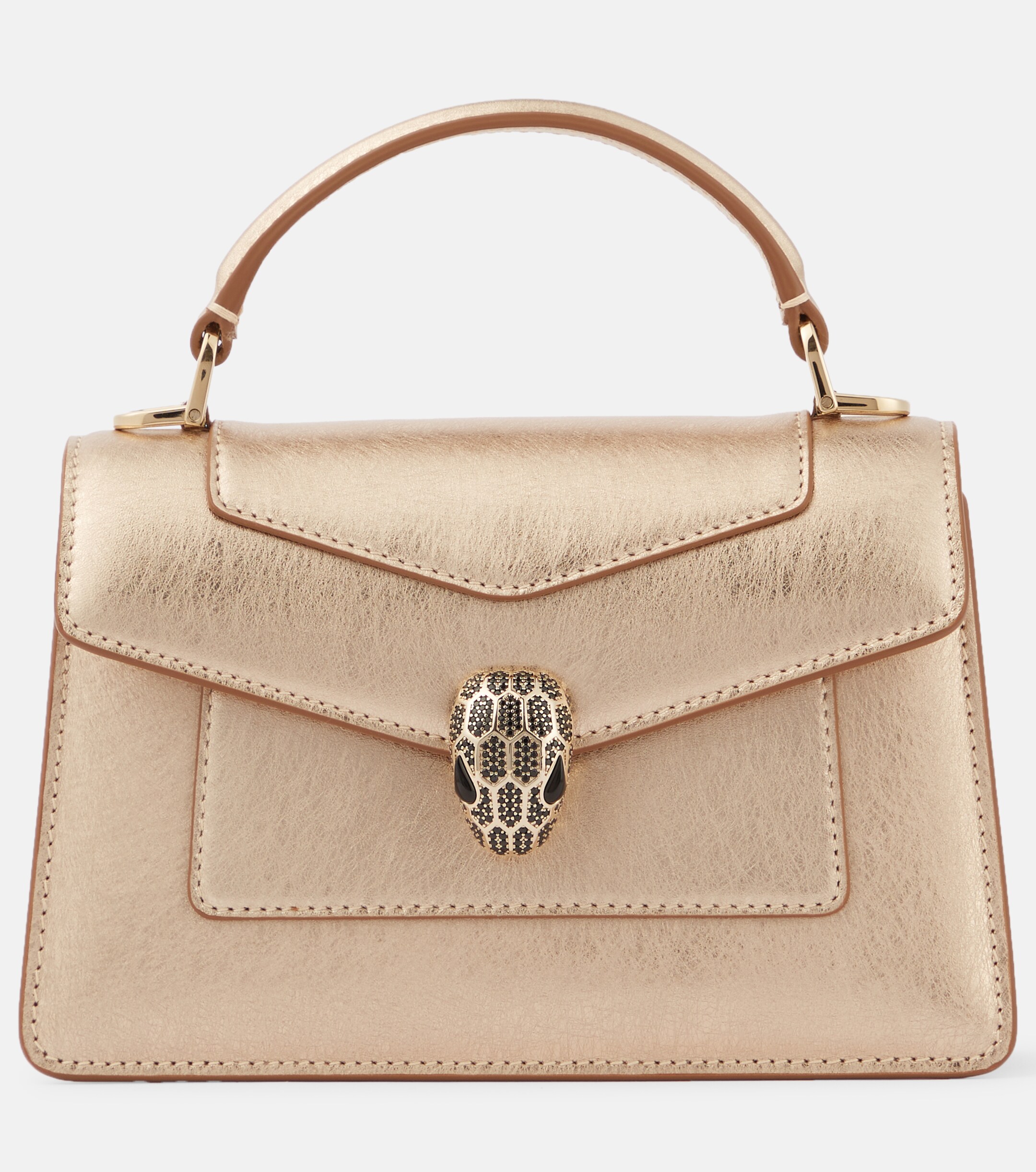Bvlgari Bvlgari Serpenti Forever Mini leather tote bag
