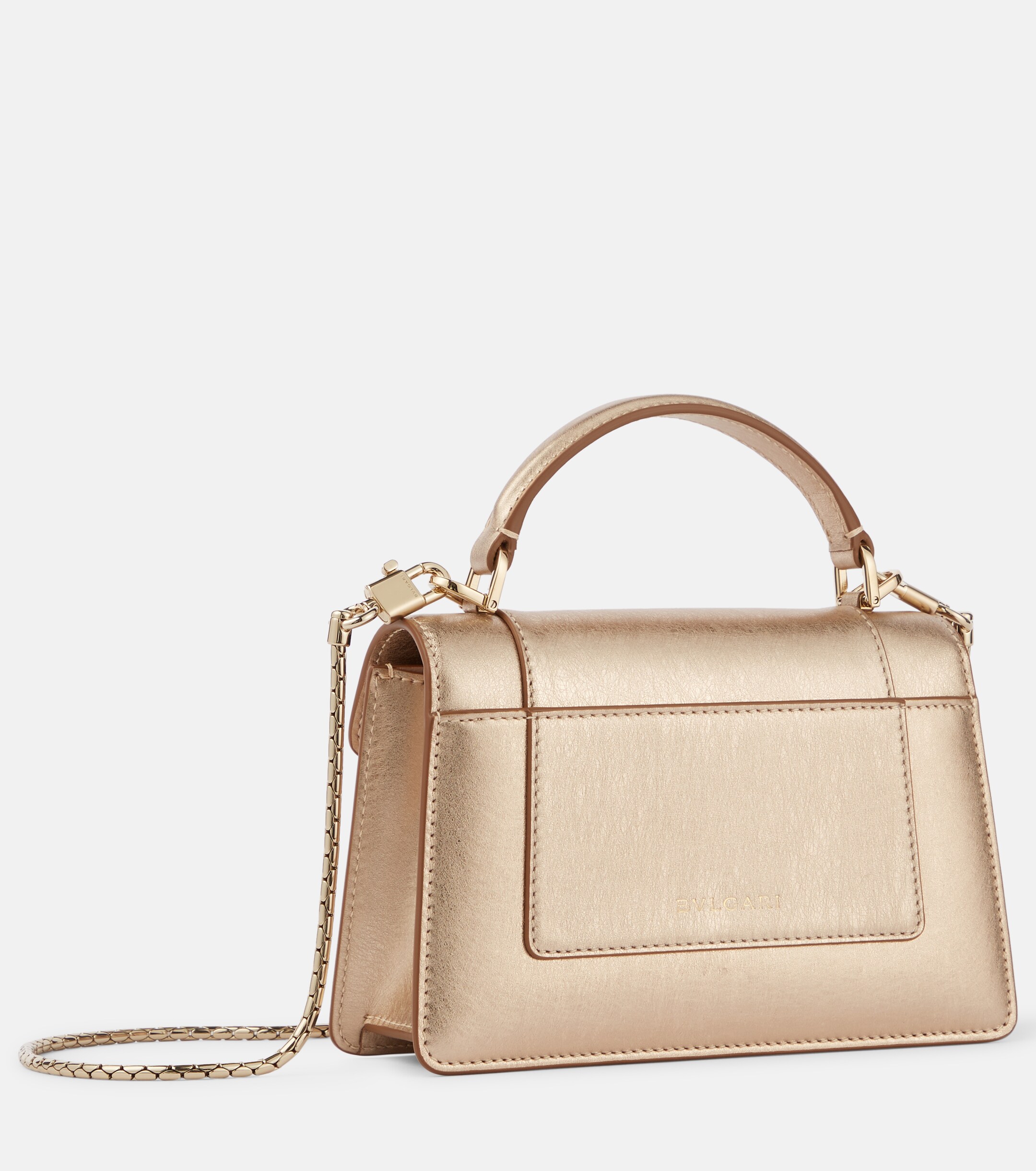 Bvlgari Bvlgari Serpenti Forever Mini leather tote bag