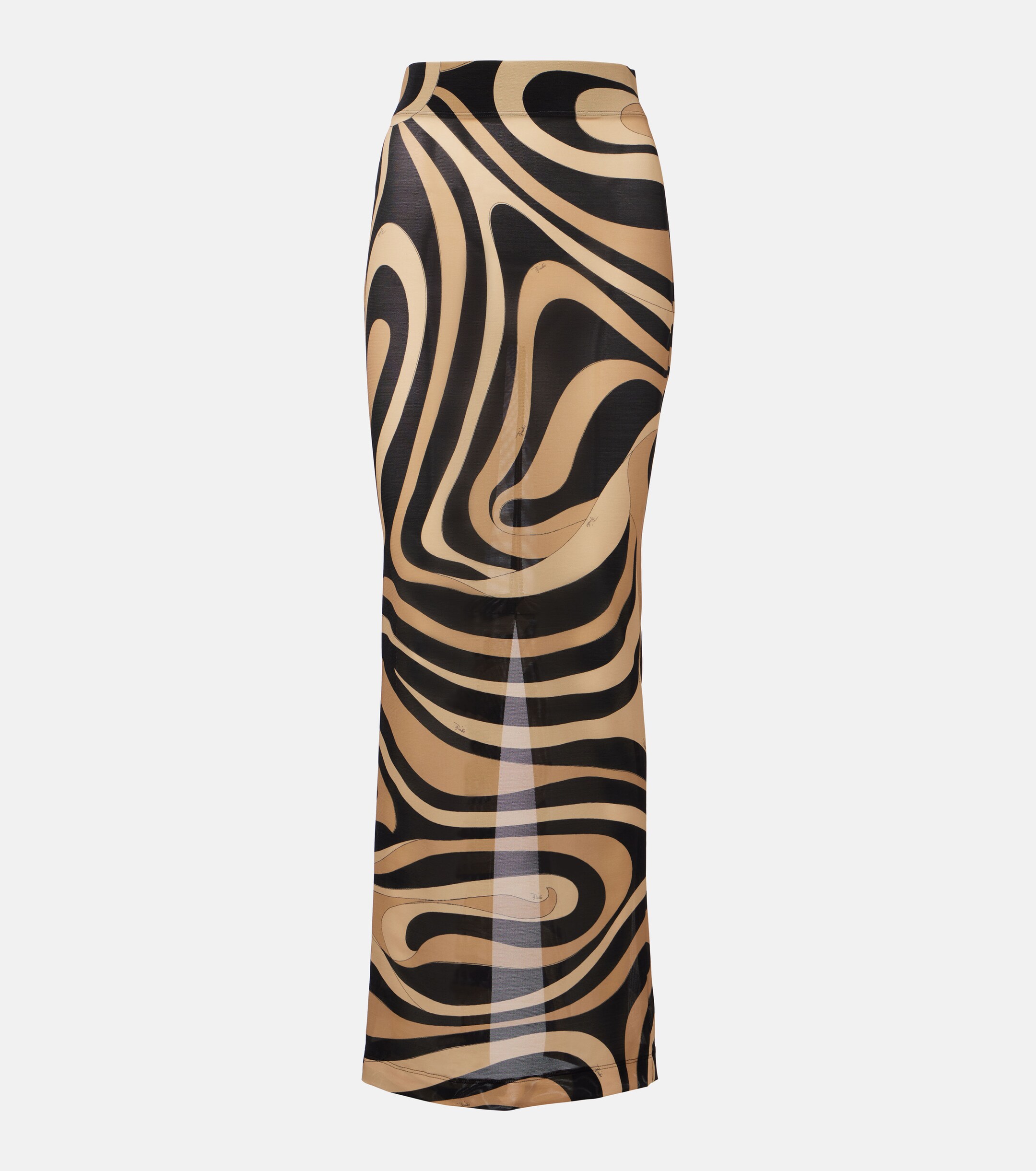 Pucci Printed semi-sheer maxi skirt thumbnail