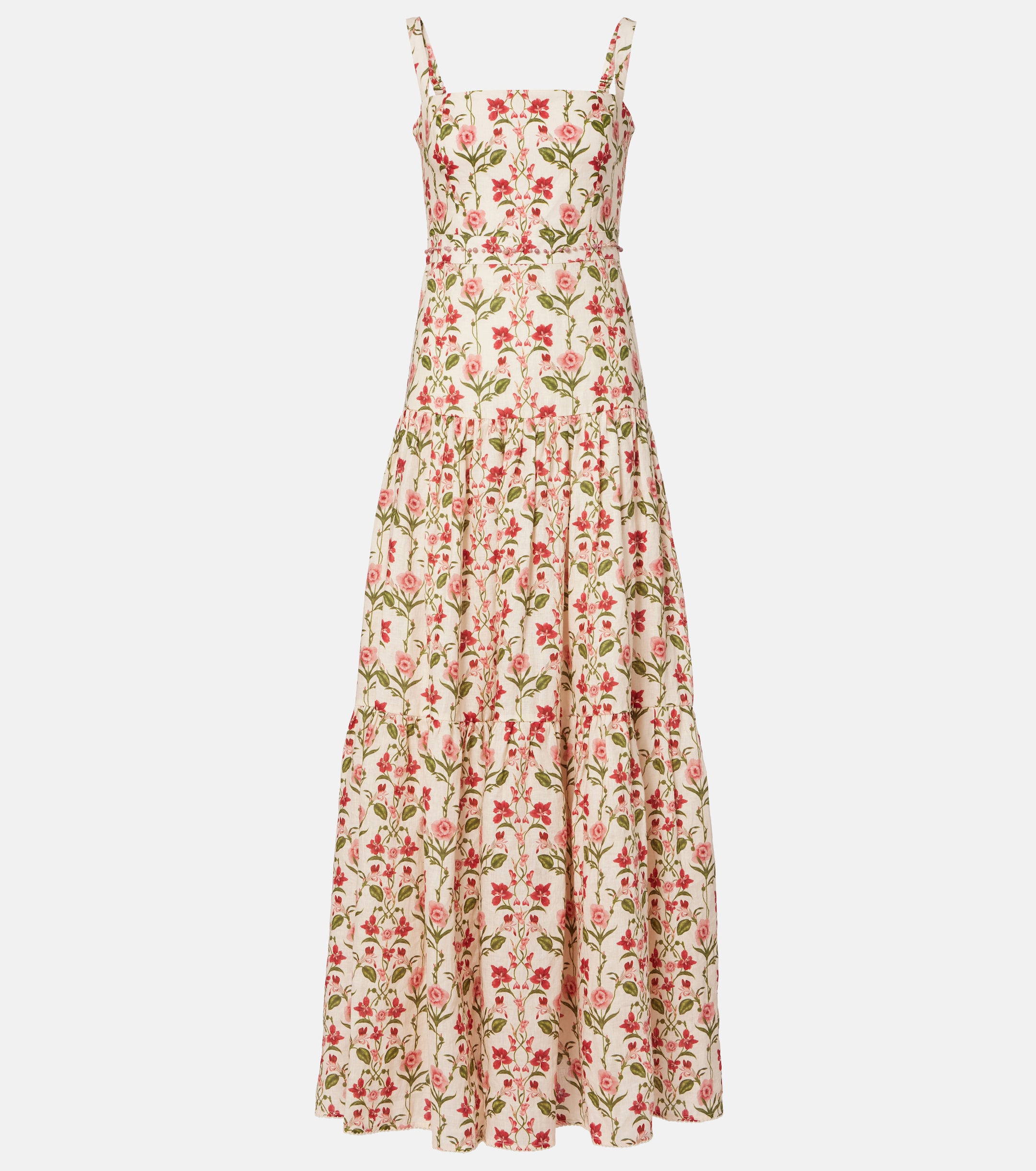 Agua by Agua Bendita - Lima floral linen maxi dress | Plush
