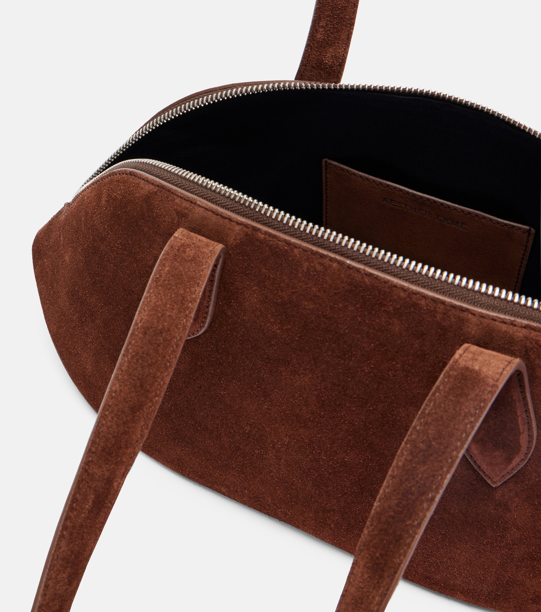 AESTHER EKME Cosmo suede bowling bag thumbnail
