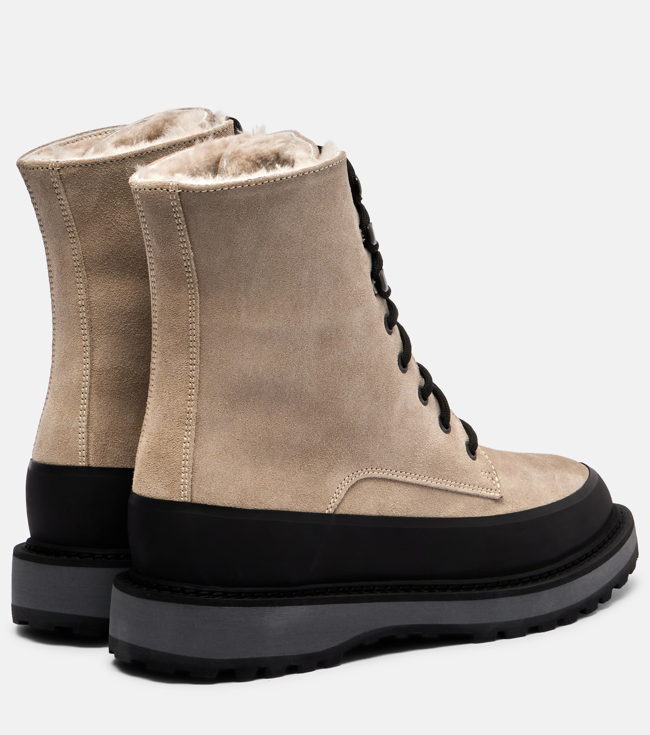LE MONDE BERYL x Diemme Dolomite suede combat boots thumbnail