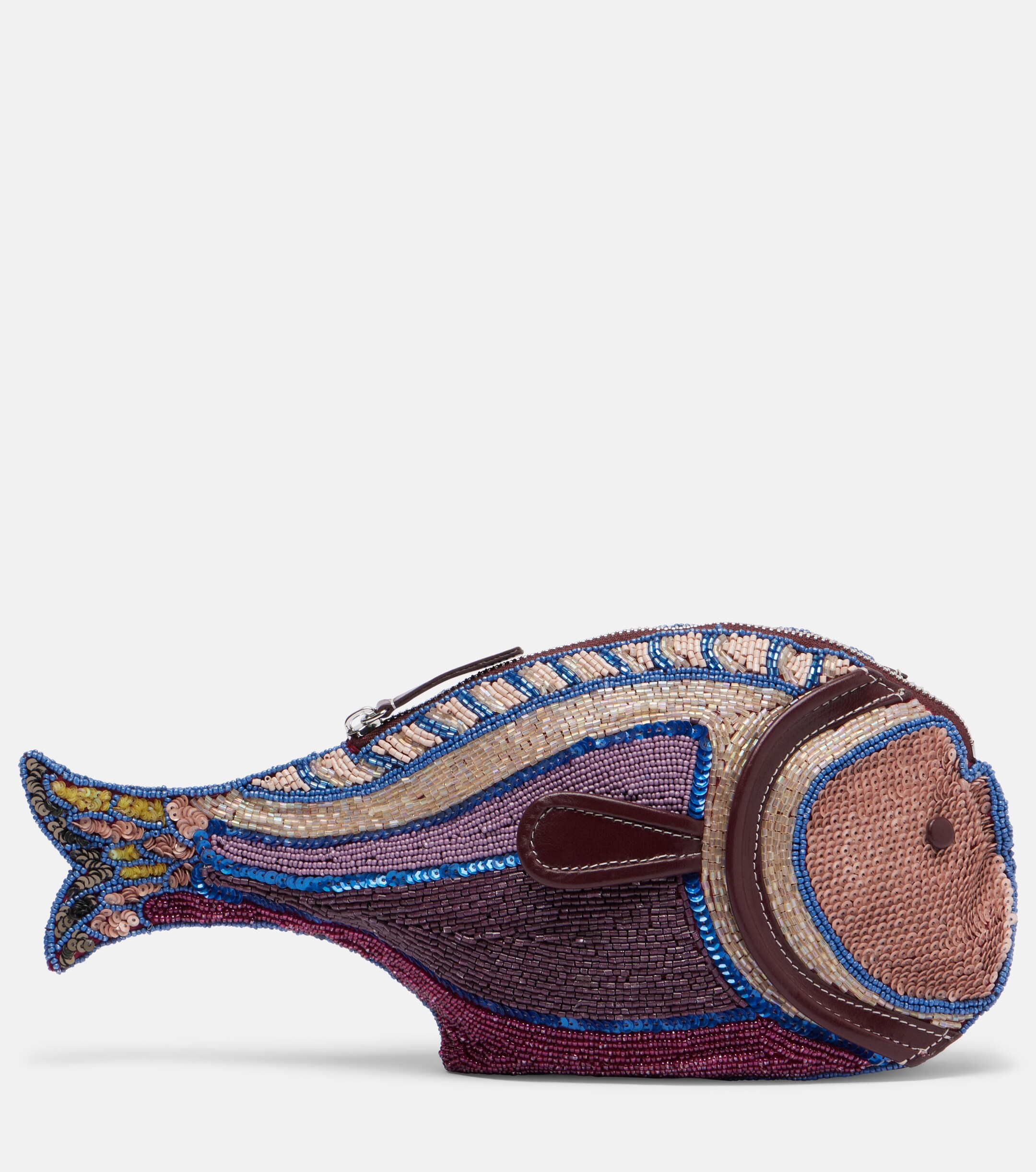Staud Pesce beaded clutch