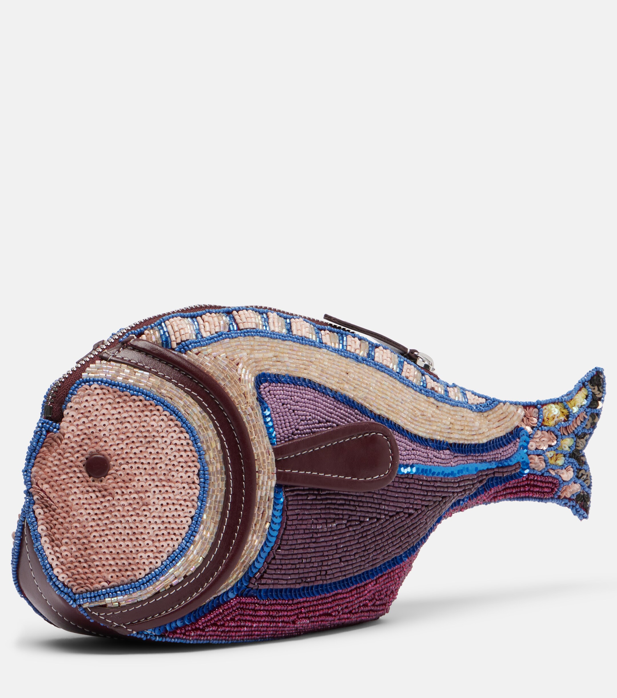 Staud Pesce beaded clutch