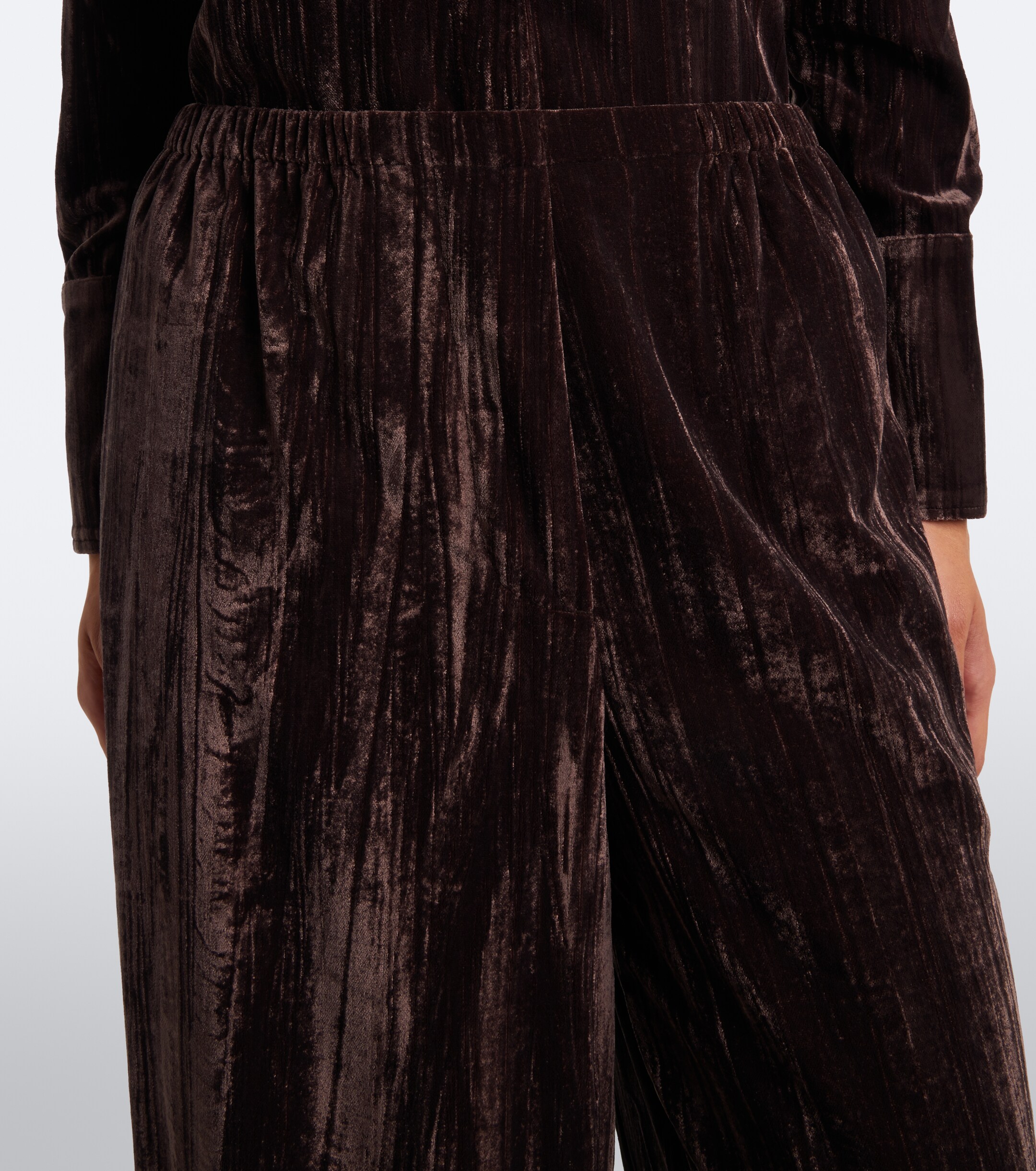 Proenza Schouler Proenza Schouler White Label Meadow velvet wide-leg pants