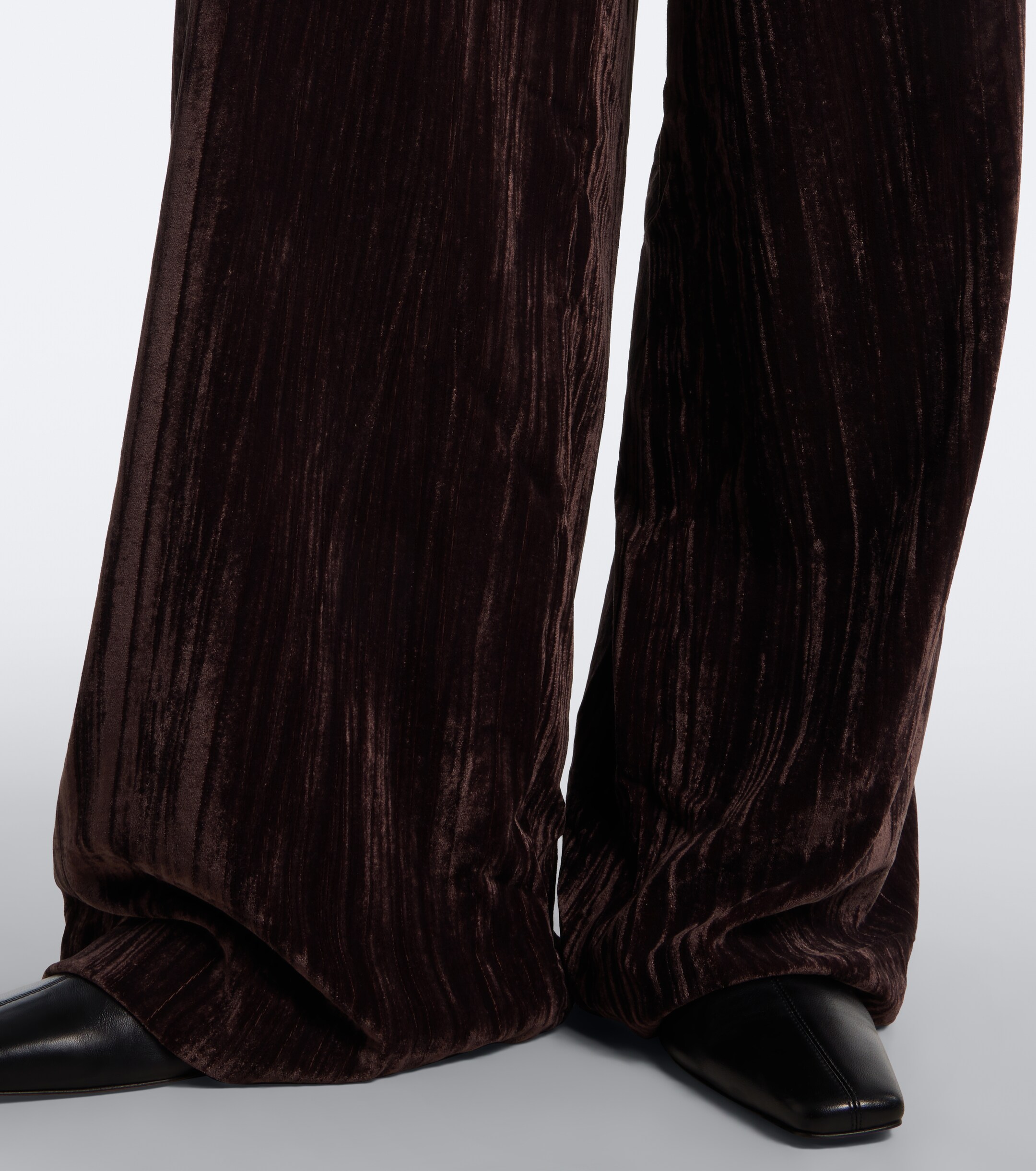 Proenza Schouler Proenza Schouler White Label Meadow velvet wide-leg pants
