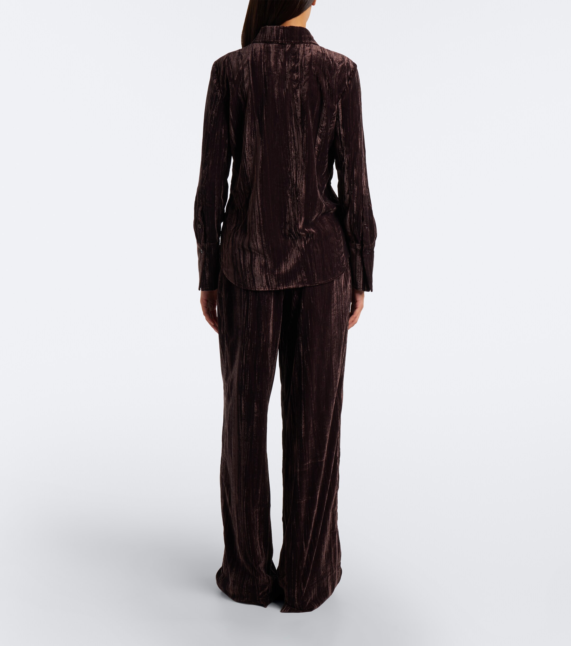 Proenza Schouler Proenza Schouler White Label Meadow velvet wide-leg pants