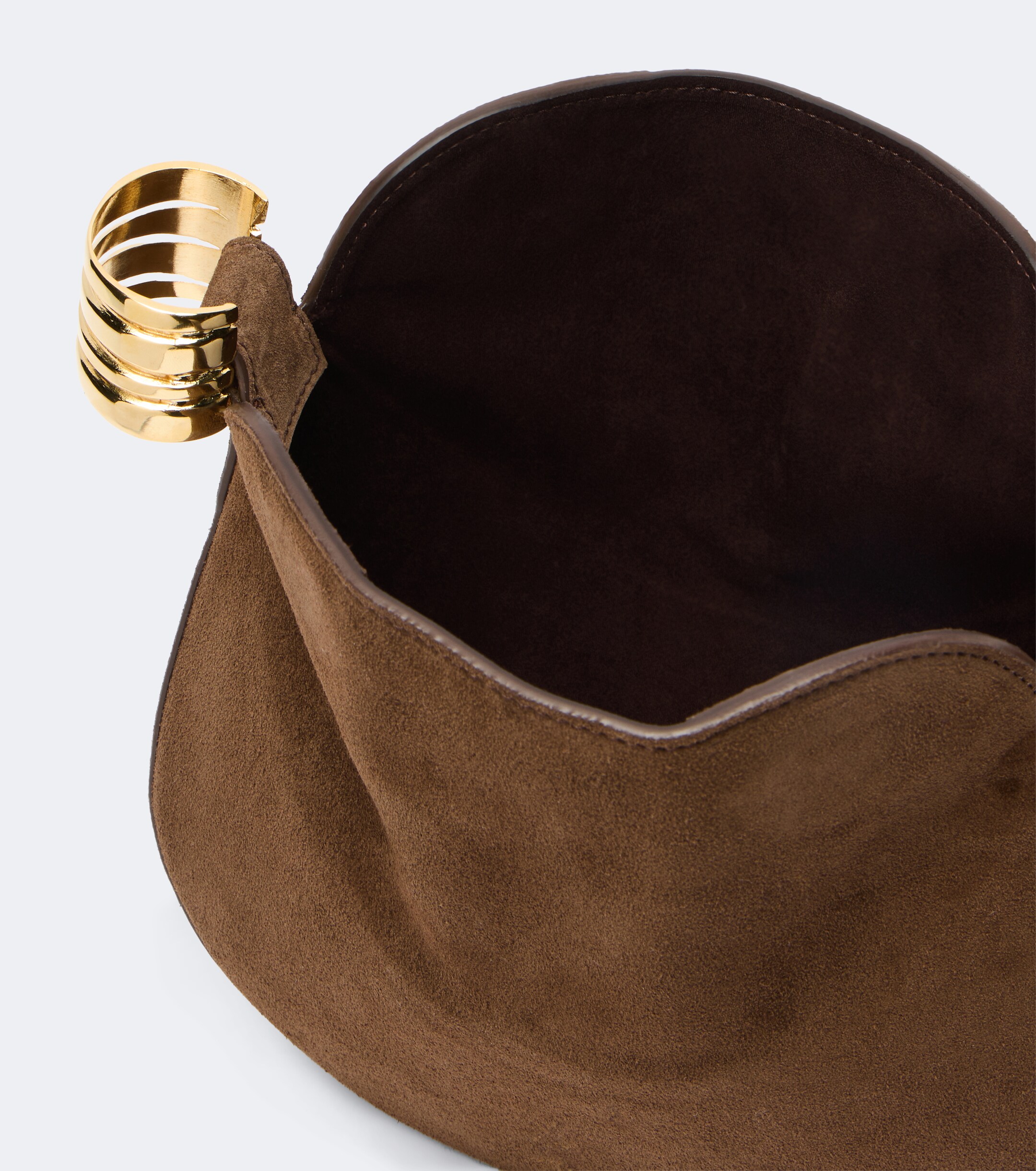 AMANU Amanu Zambia suede top-handle bag
