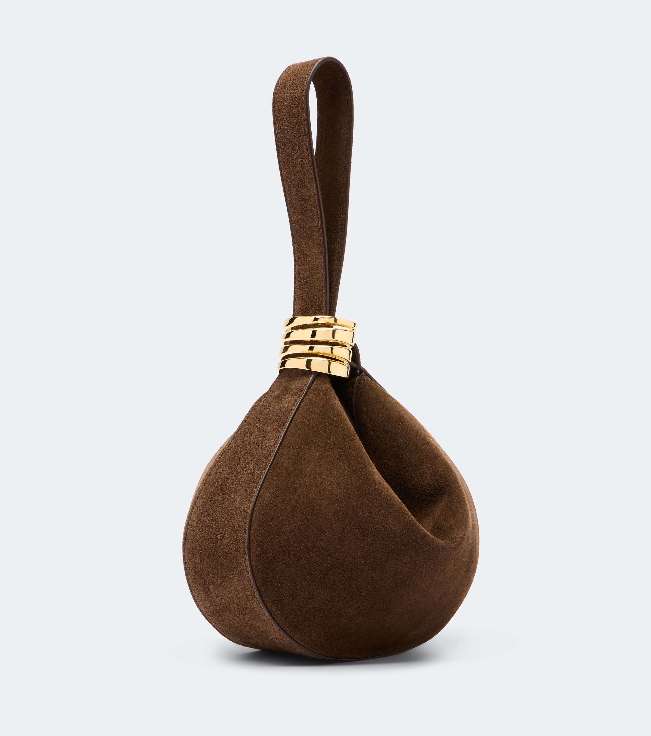 AMANU Amanu Zambia suede top-handle bag