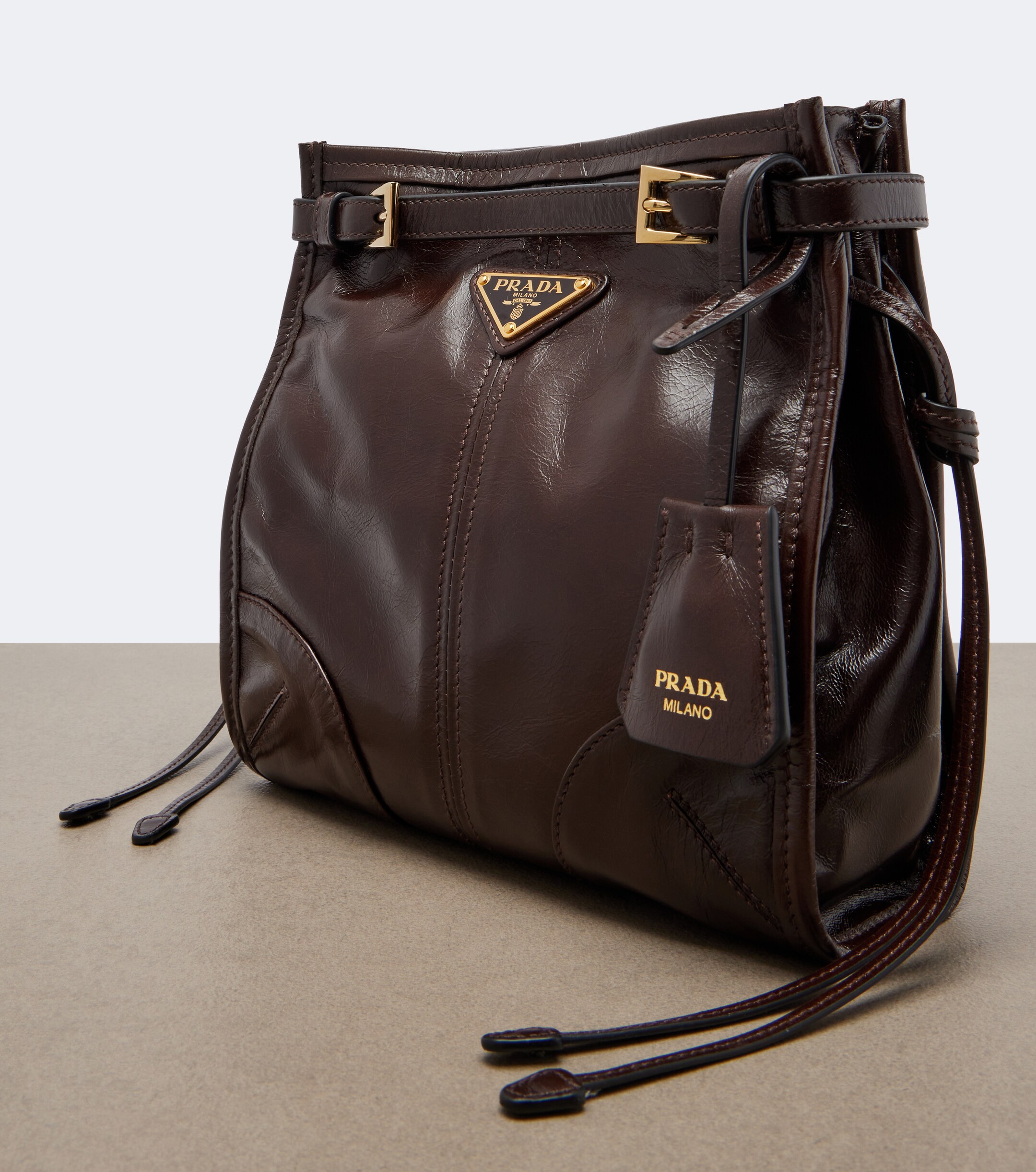 Prada Prada Bonnie Mini leather crossbody bag