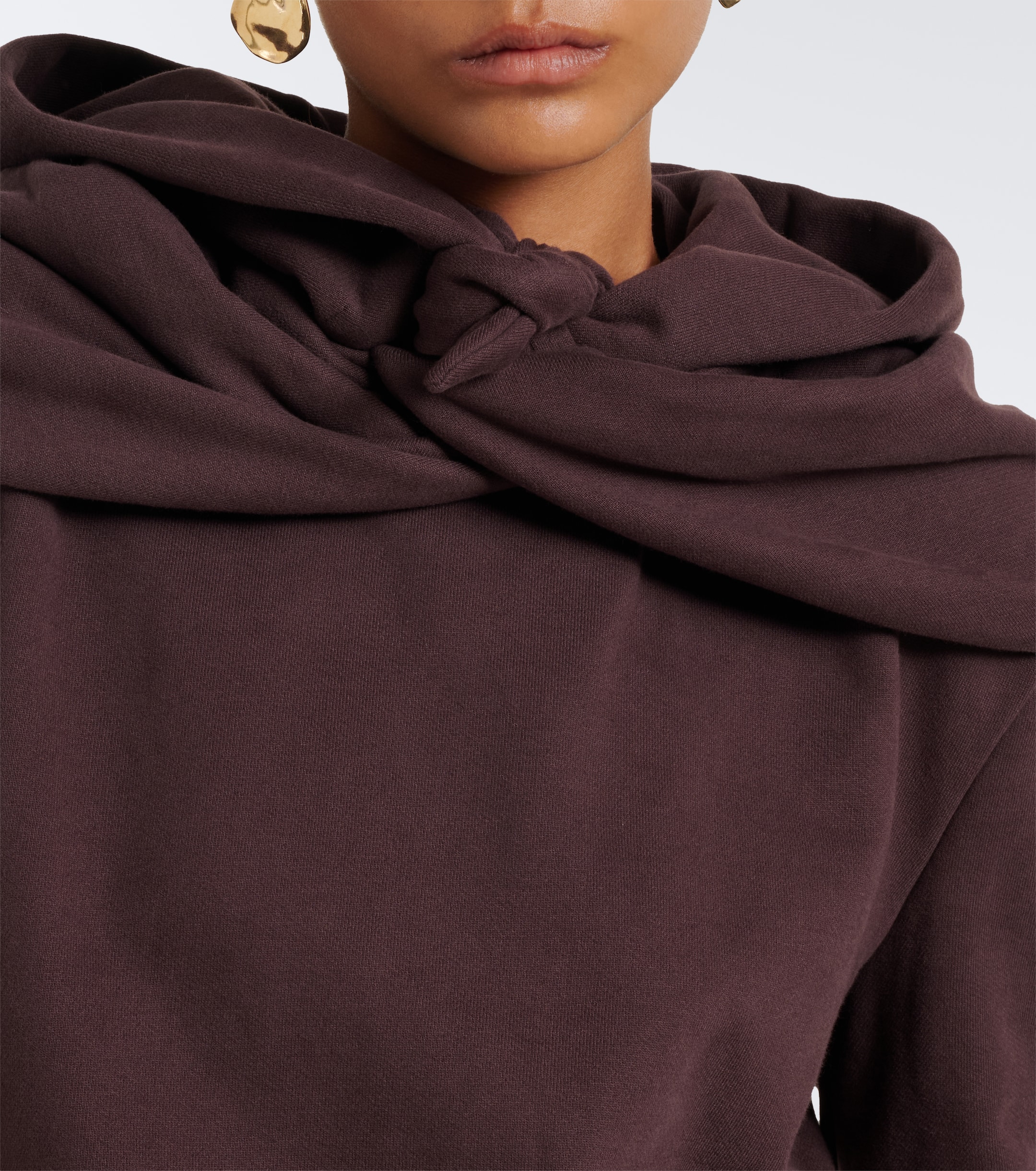 Magda Butrym Magda Butrym Draped cotton jersey hoodie