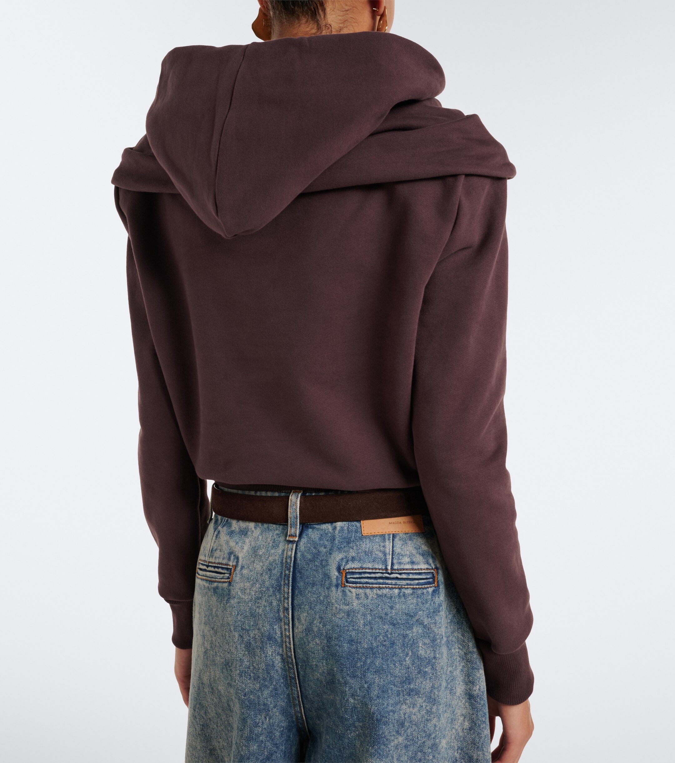 Magda Butrym Magda Butrym Draped cotton jersey hoodie