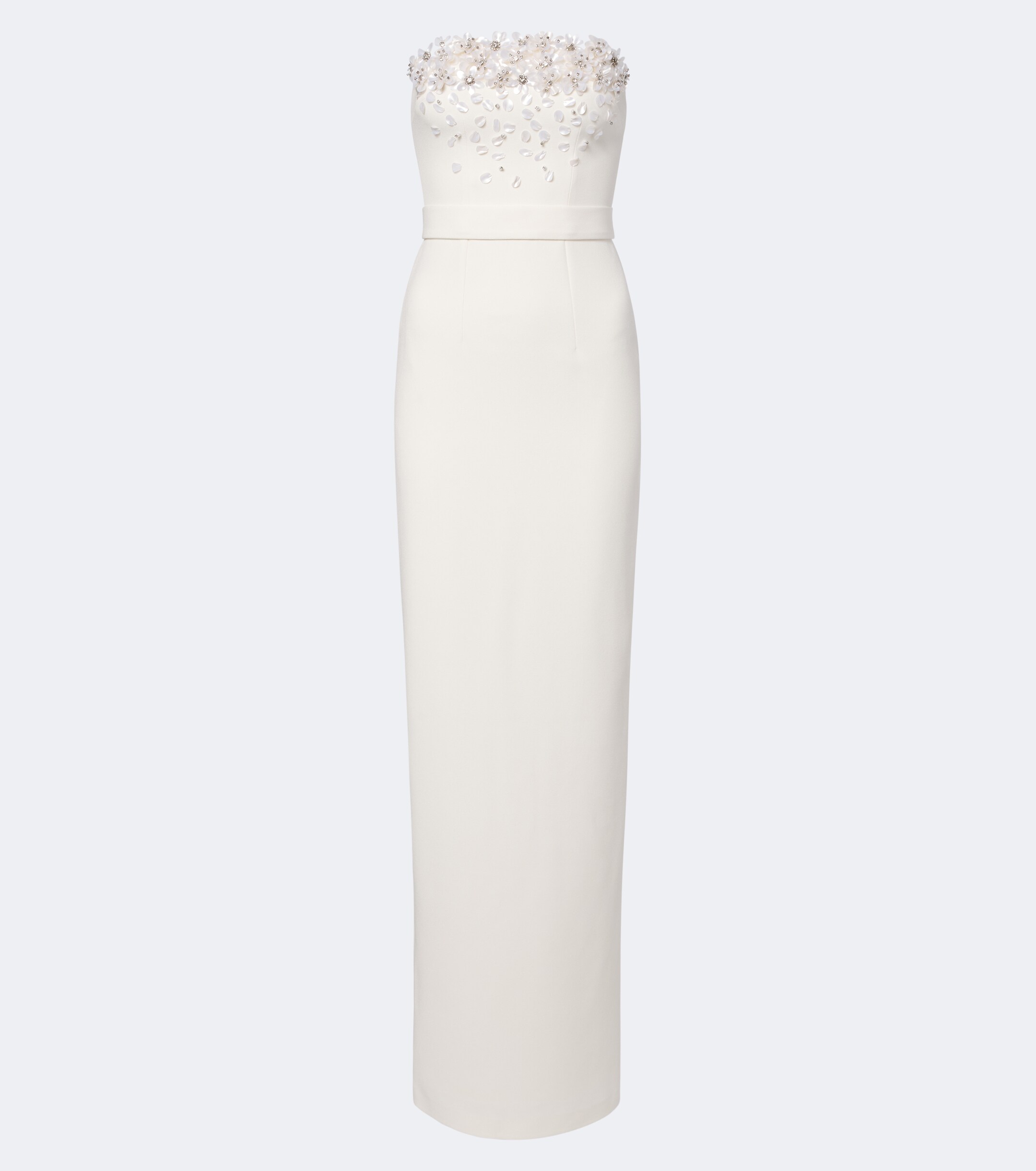 Safiyaa Safiyaa Bridal Azrael floral-appliqué gown