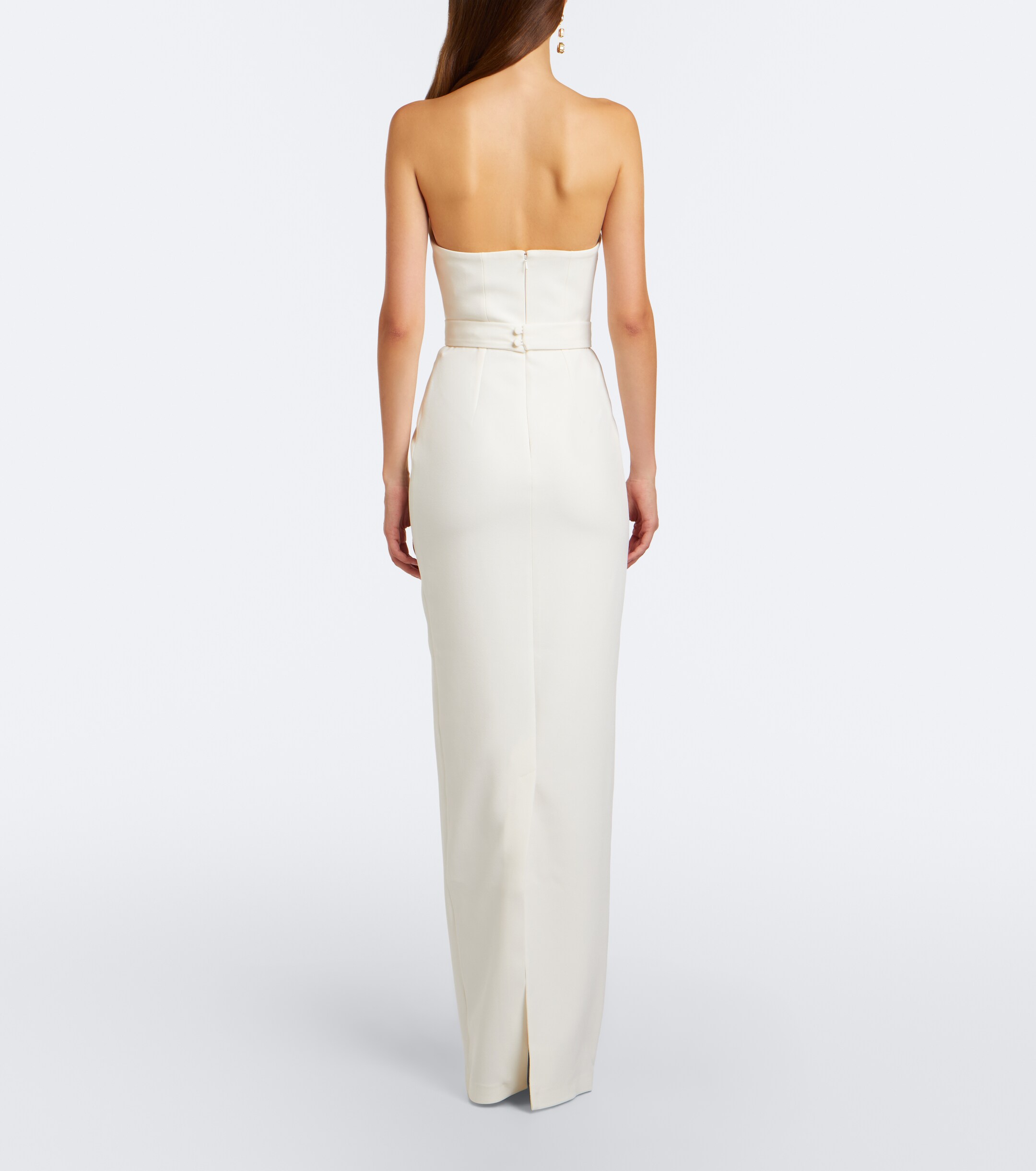Safiyaa Safiyaa Bridal Azrael floral-appliqué gown