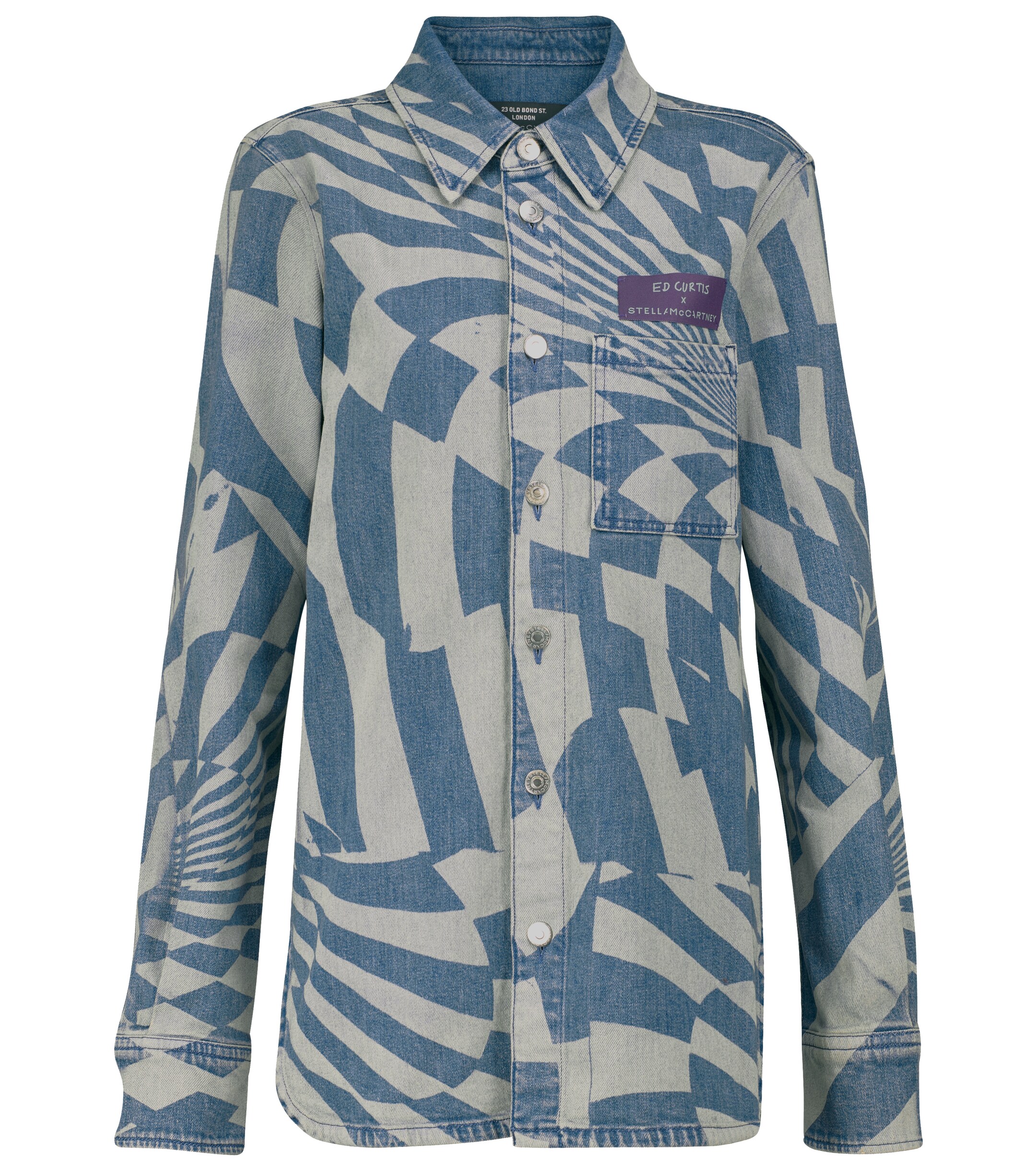 Stella McCartney x Ed Curtis printed denim shirt