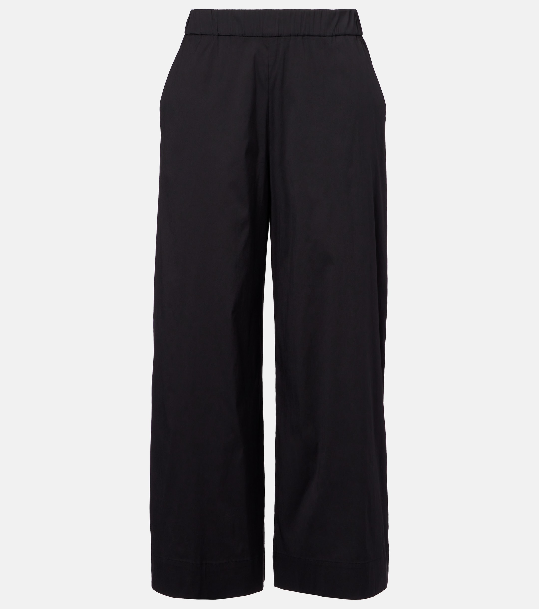 Max Mara Rio high-rise cotton-blend wide-leg pants thumbnail