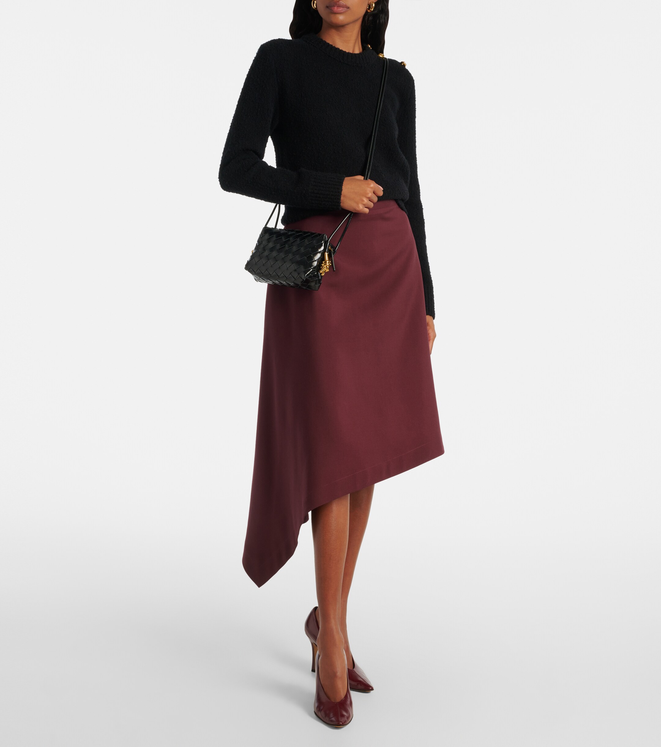 Bottega Veneta Loop Mini leather crossbody bag